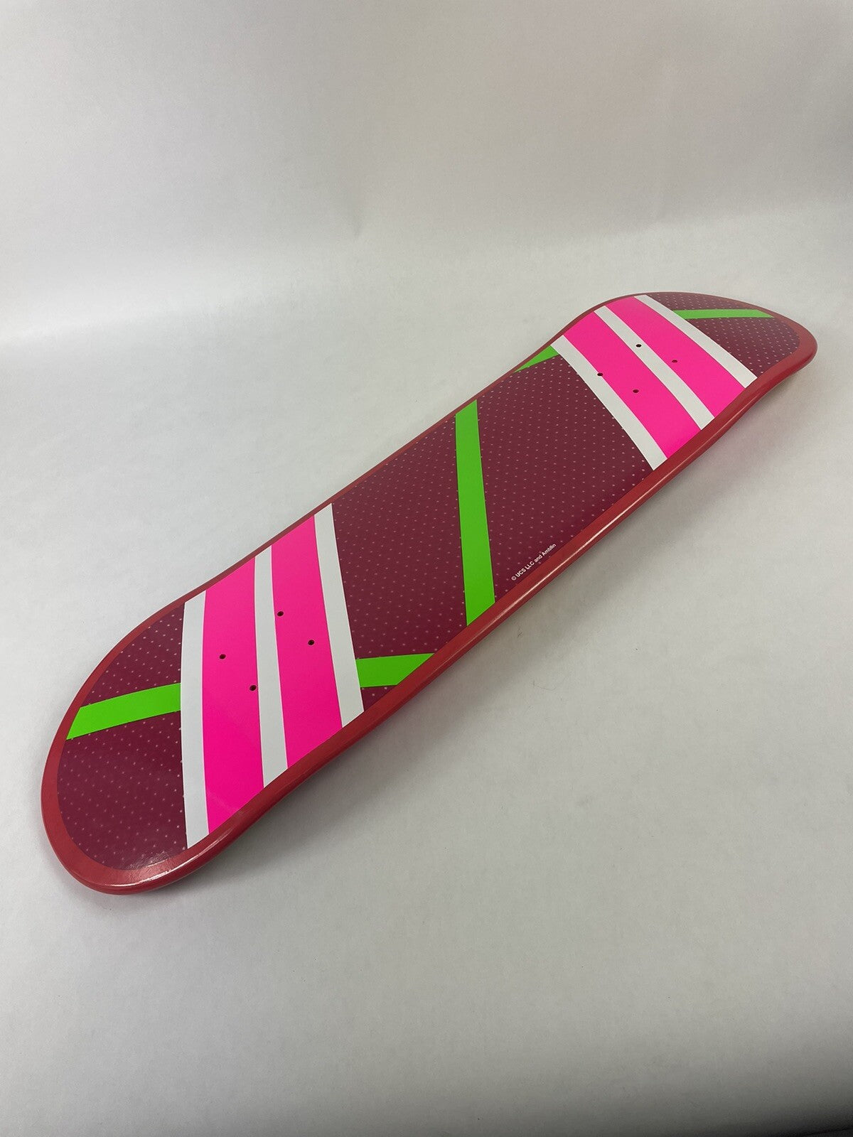 Back to the Future II Marty McFly Hoverboard rideable skateboard deck 8.25 x 32 inches.