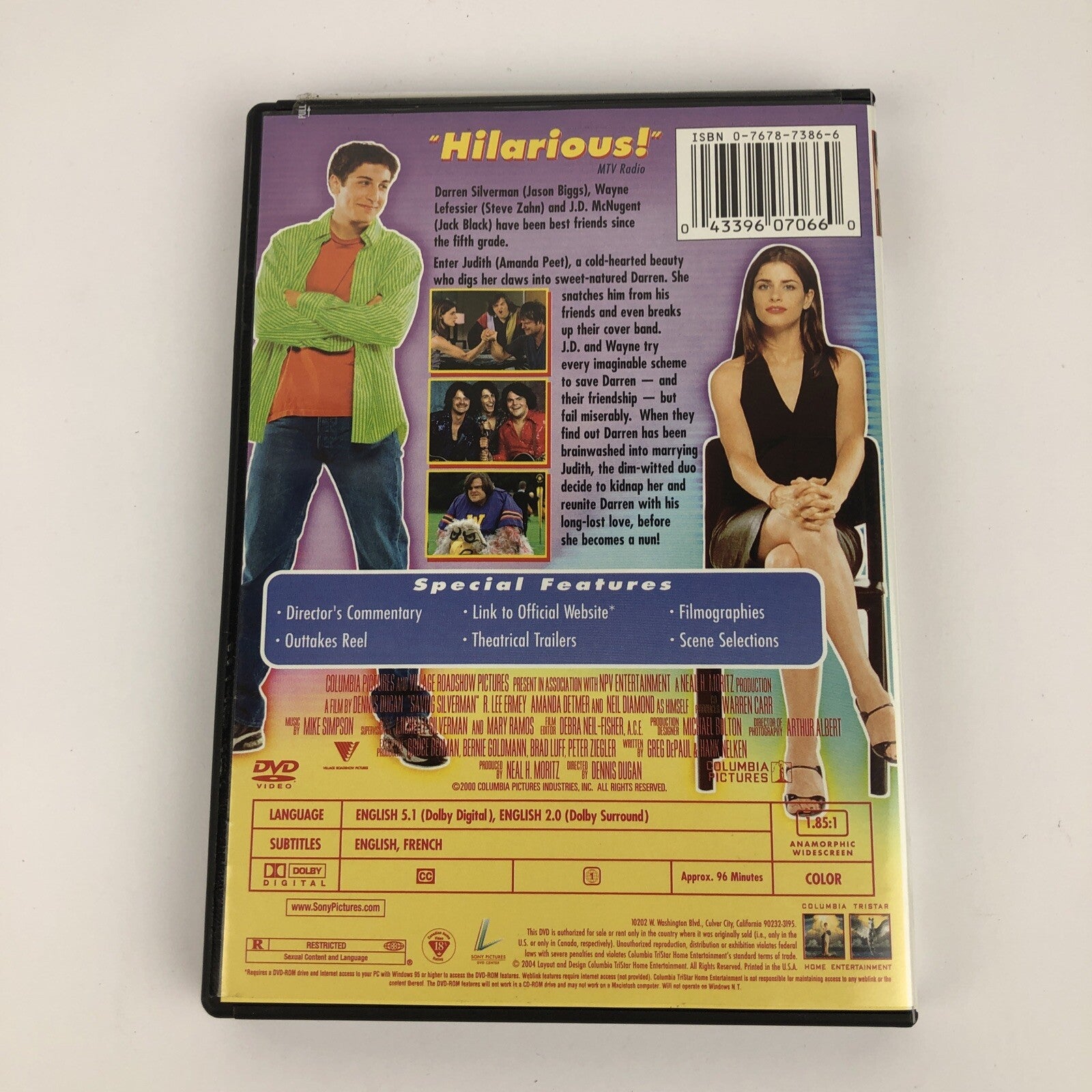 Saving Silverman DVD 2001