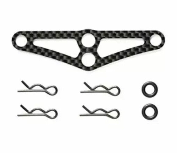 Tamiya 54782 (OP1782) Touring Car Carbon Body Mount Crossmember - Free USA Ship