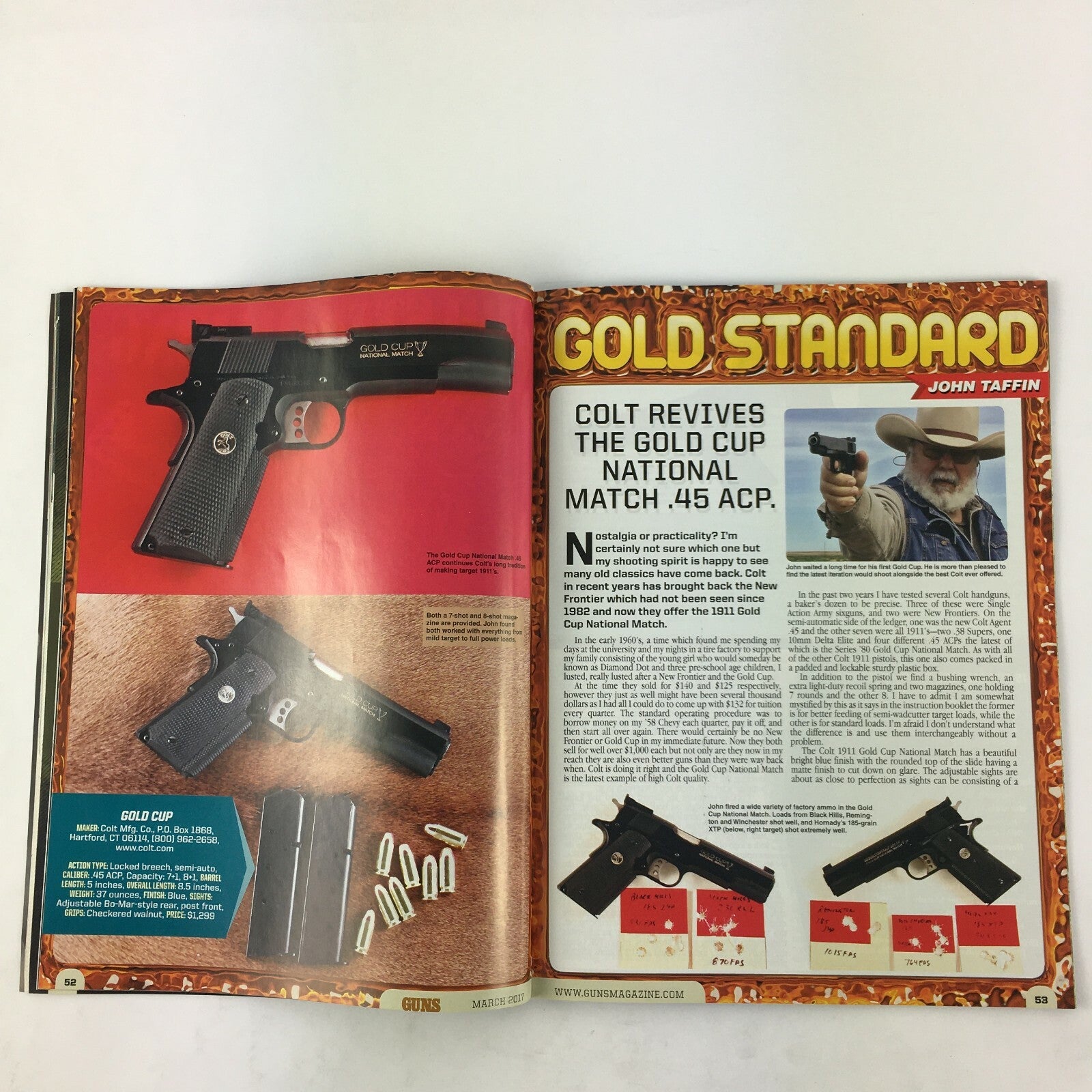 March 2017 Guns Magazine A Saint Marches in 5.56x45mm Big Bore Belly Gun .44 Spl