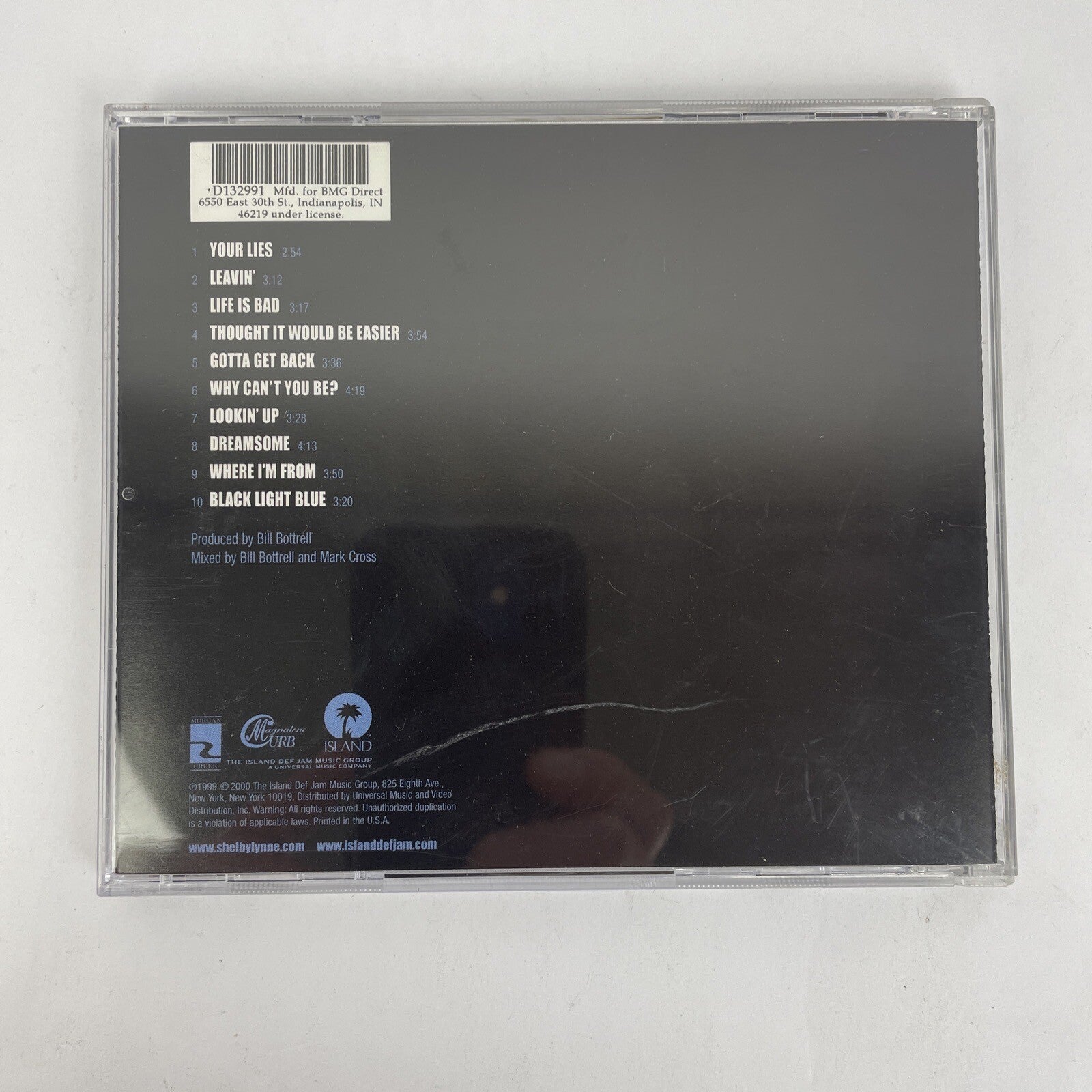 I Am Shelby Lynne - Digital Audio CD By Shelby Lynne 1999/00 Def Jam Music VGC L