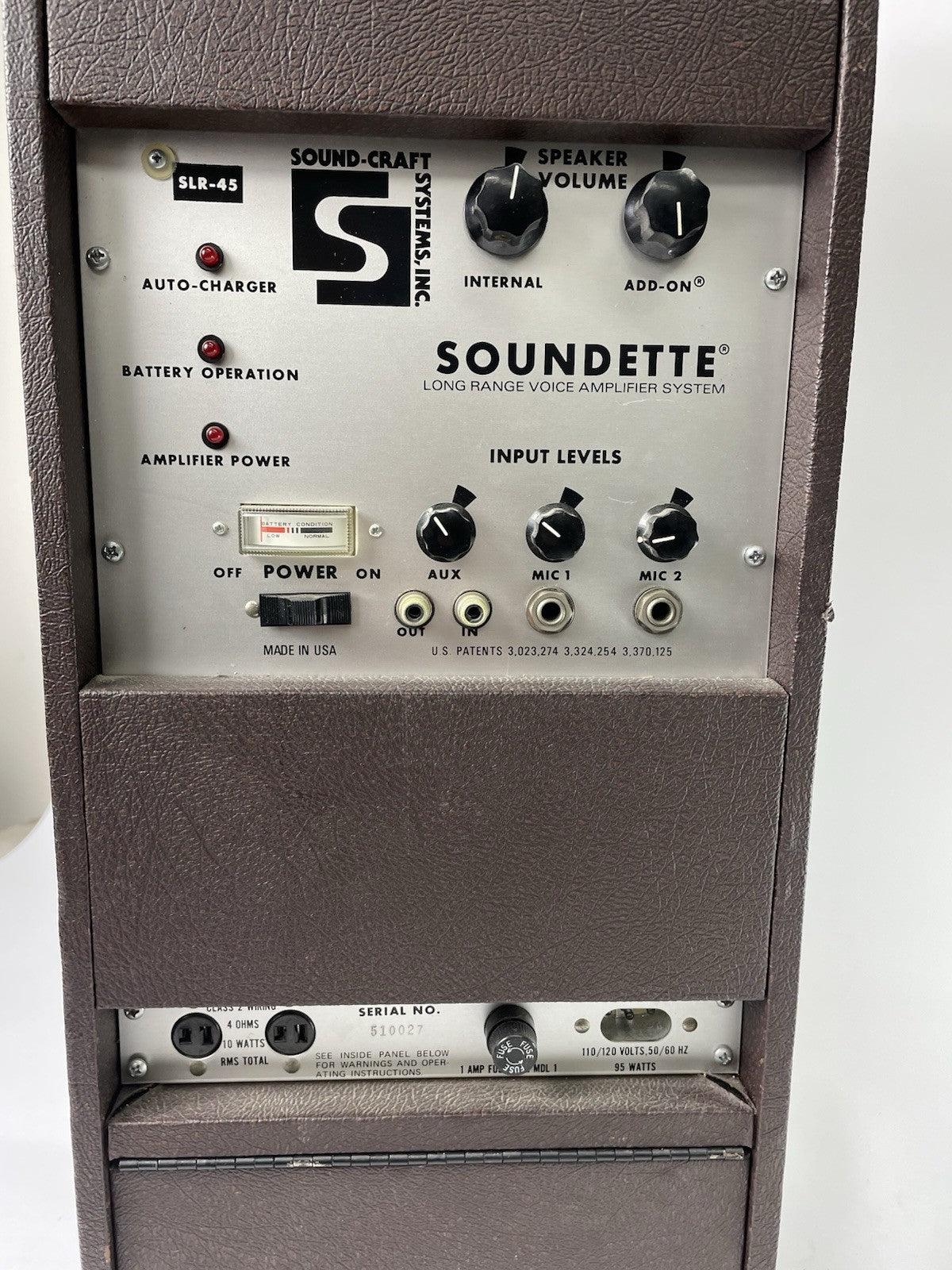 Soundcraft Systems Sound-Craft Portable PA Speaker SLR-45 Soundette