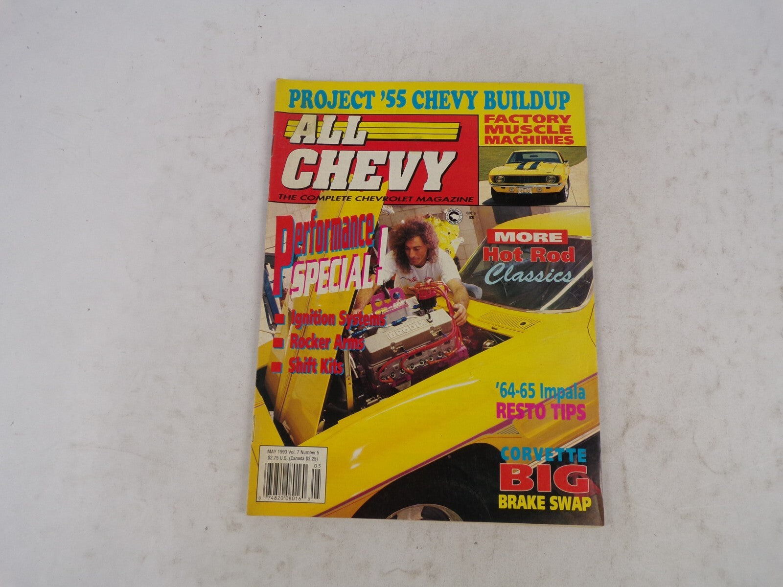 May 1993 All Chevy Project '55 Chevy Buildup Factory Muscle Machines The Complet
