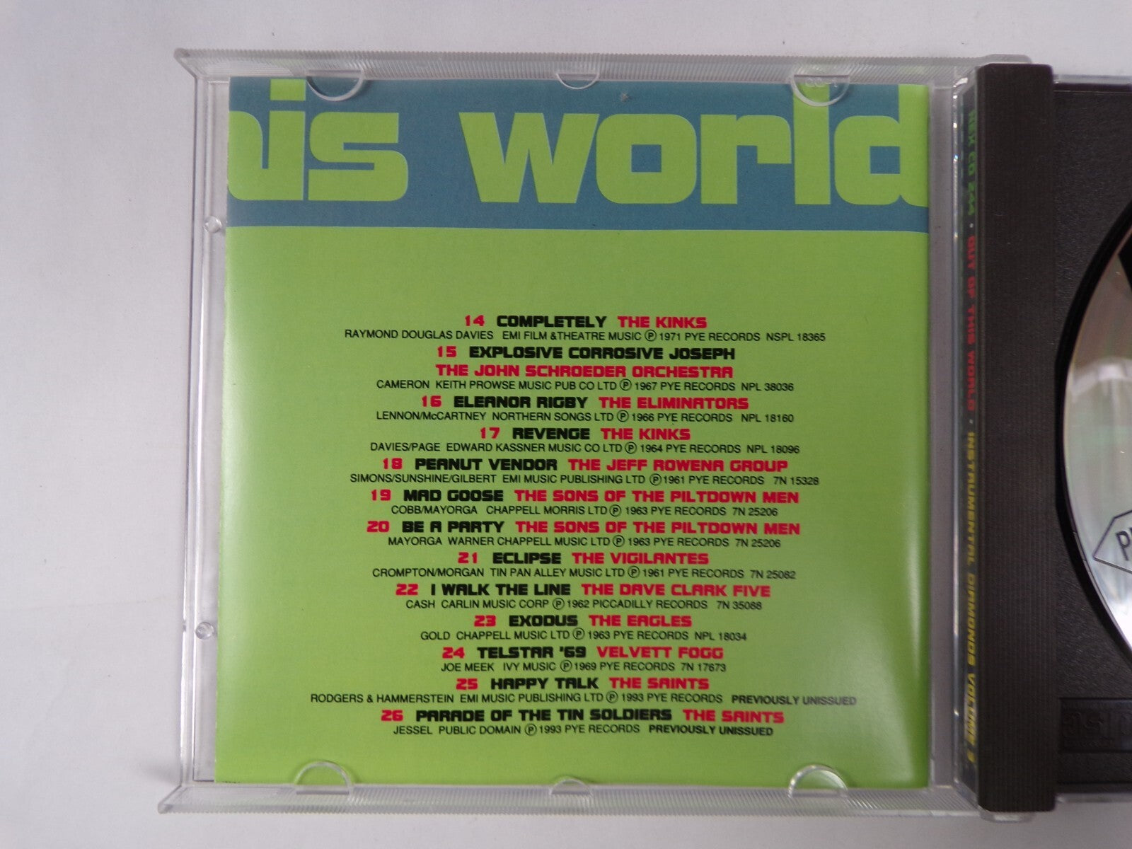 Out Of This World Instrumental Diamonds Vol 3 CD #19