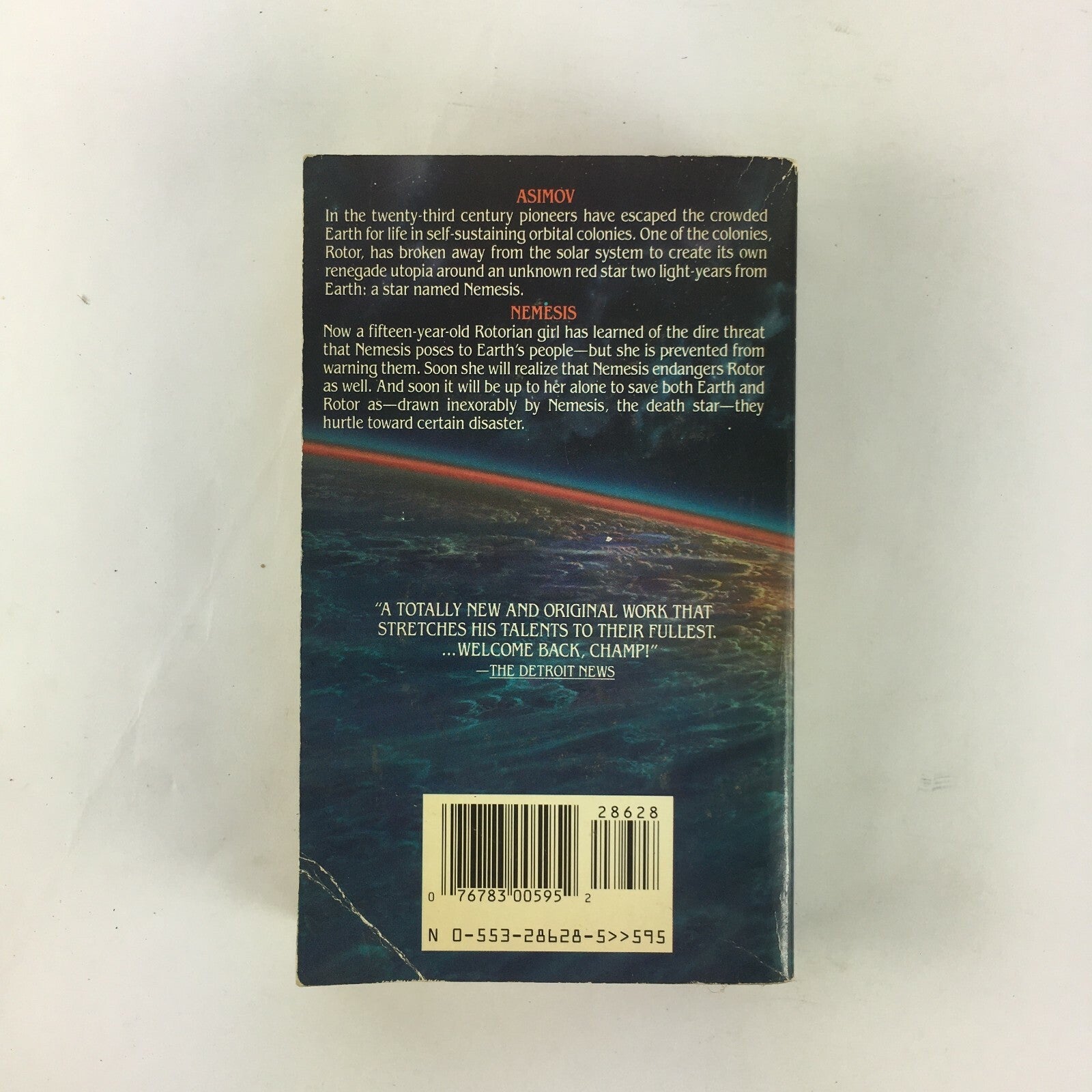 Asimov Nemesis His First All New World In Nearly Two Decades