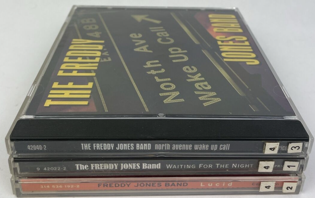 The Freddy Jones Band CD Lot Waiting For The Night North Ave Wake Up Call lucid