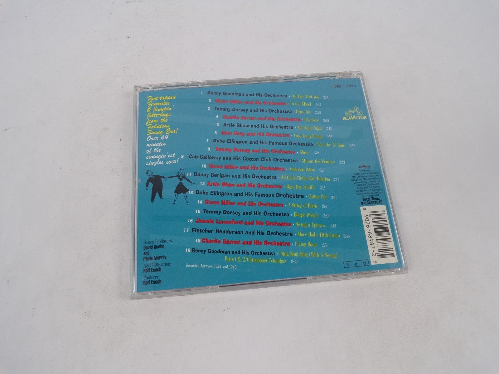 The Fabulous Swing Collection Foot Tappin' Favorites & Jumpin' Jitterbugs CD#71