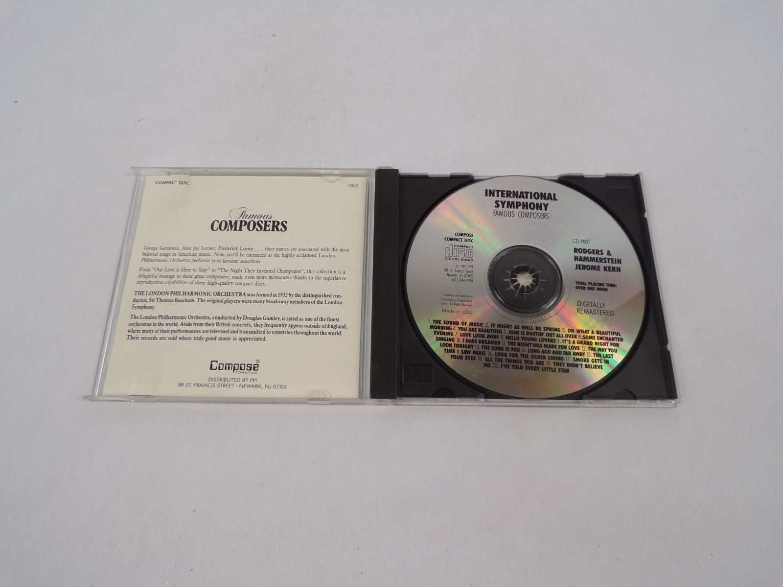 Famous Composers George Gershwin Lerner & Loewe They Can't Take That Away CD#70