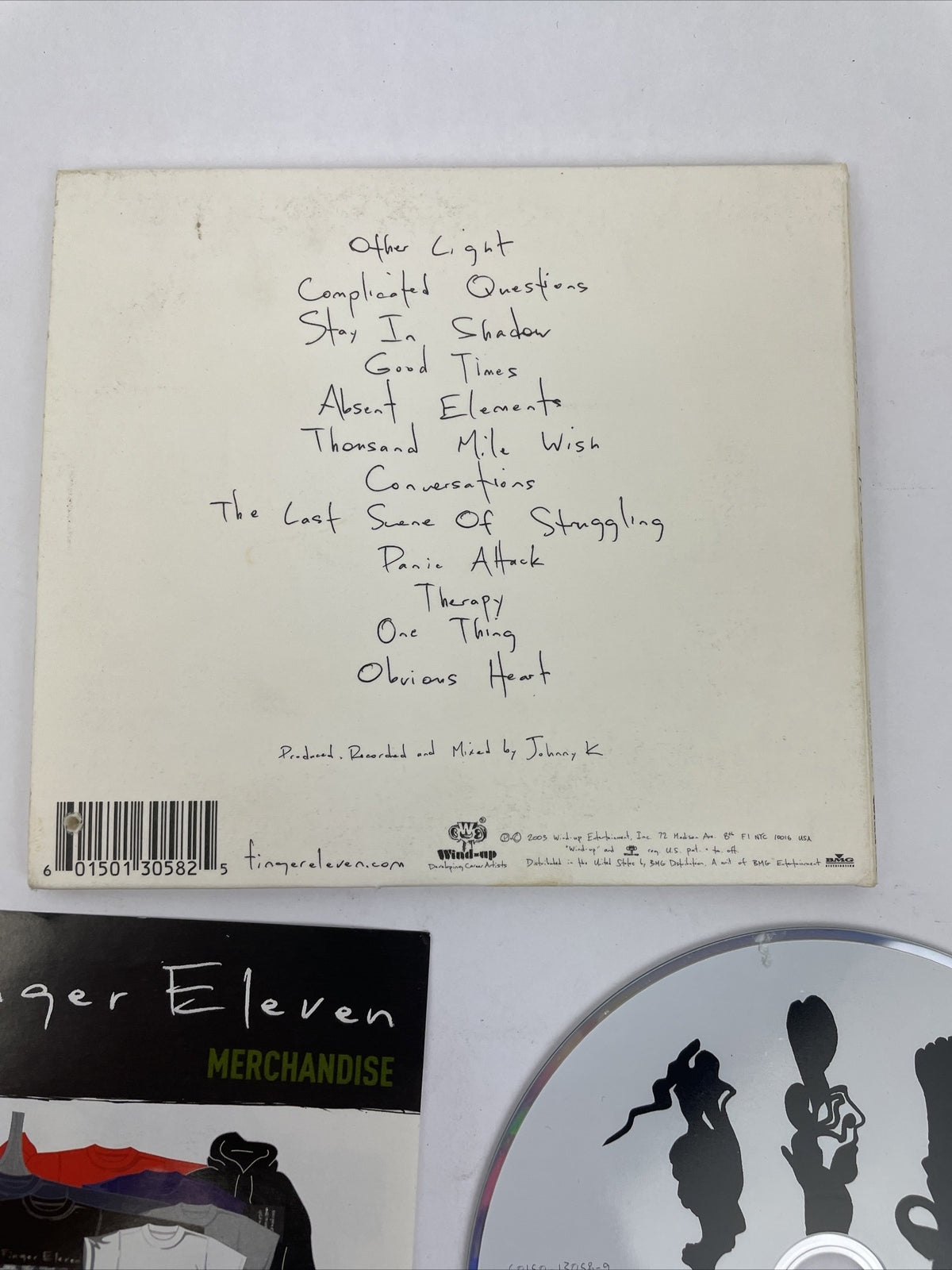 Finger Eleven (Digital Audio CD and DVD Video 2003) Wind Up Records - DEF