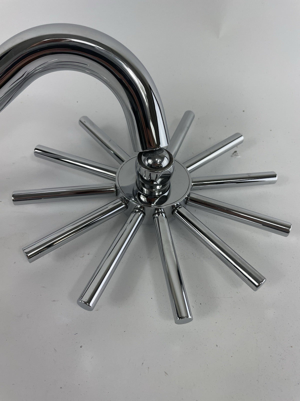 Polished Bathroom Shower Heads Rainfall Overhead Top Shower Sprayer 10 arms