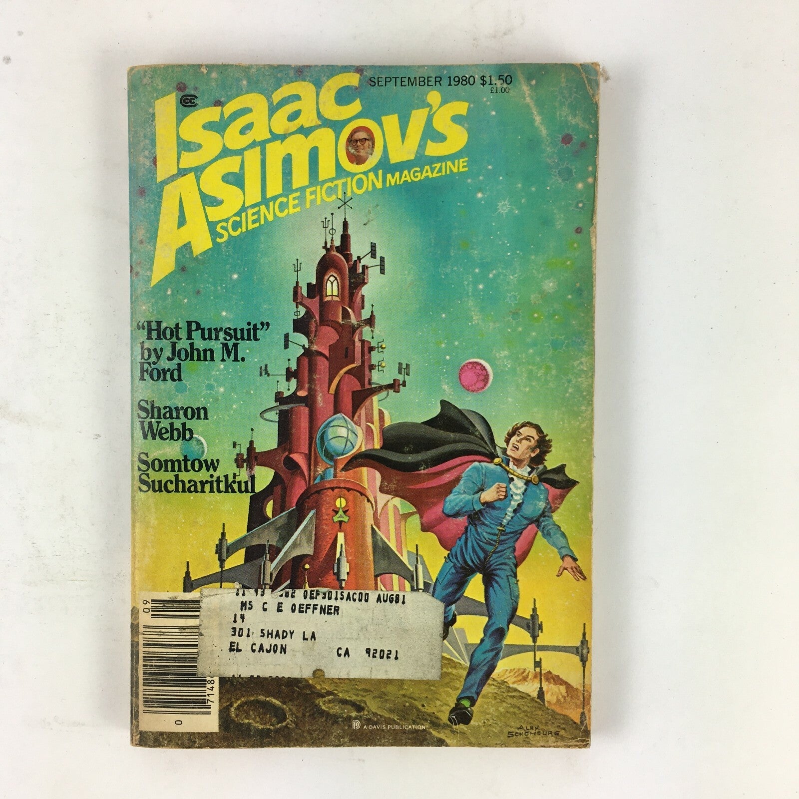 September 1980 Isaac Asimov's Science Fiction MagazineHot Pursuit by John M.Ford