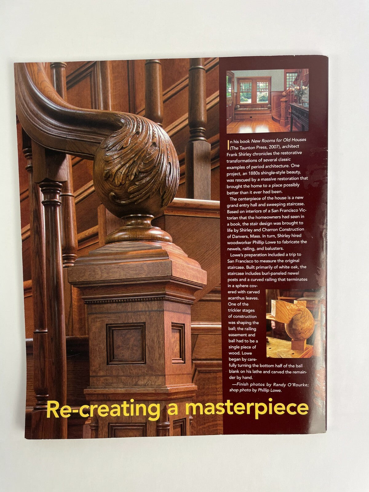 March 2008 Fine Homebuilding Magazine Paint Grade Trim Pros Cons Costs Wood #B