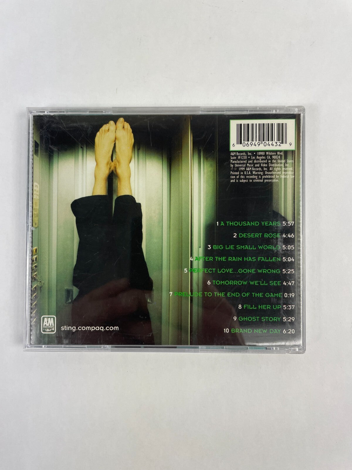 Sting Brand New Day Ghost Story Fill Her Up Desert Rose A Thousand Years CD#72