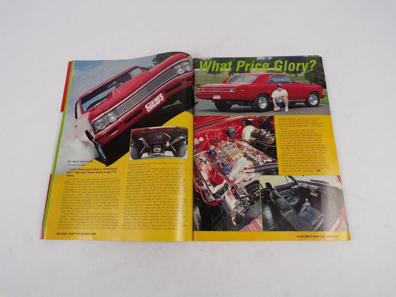 November 1999 Car Craft Huge Summer Nationals Find Out Inside Horsepower