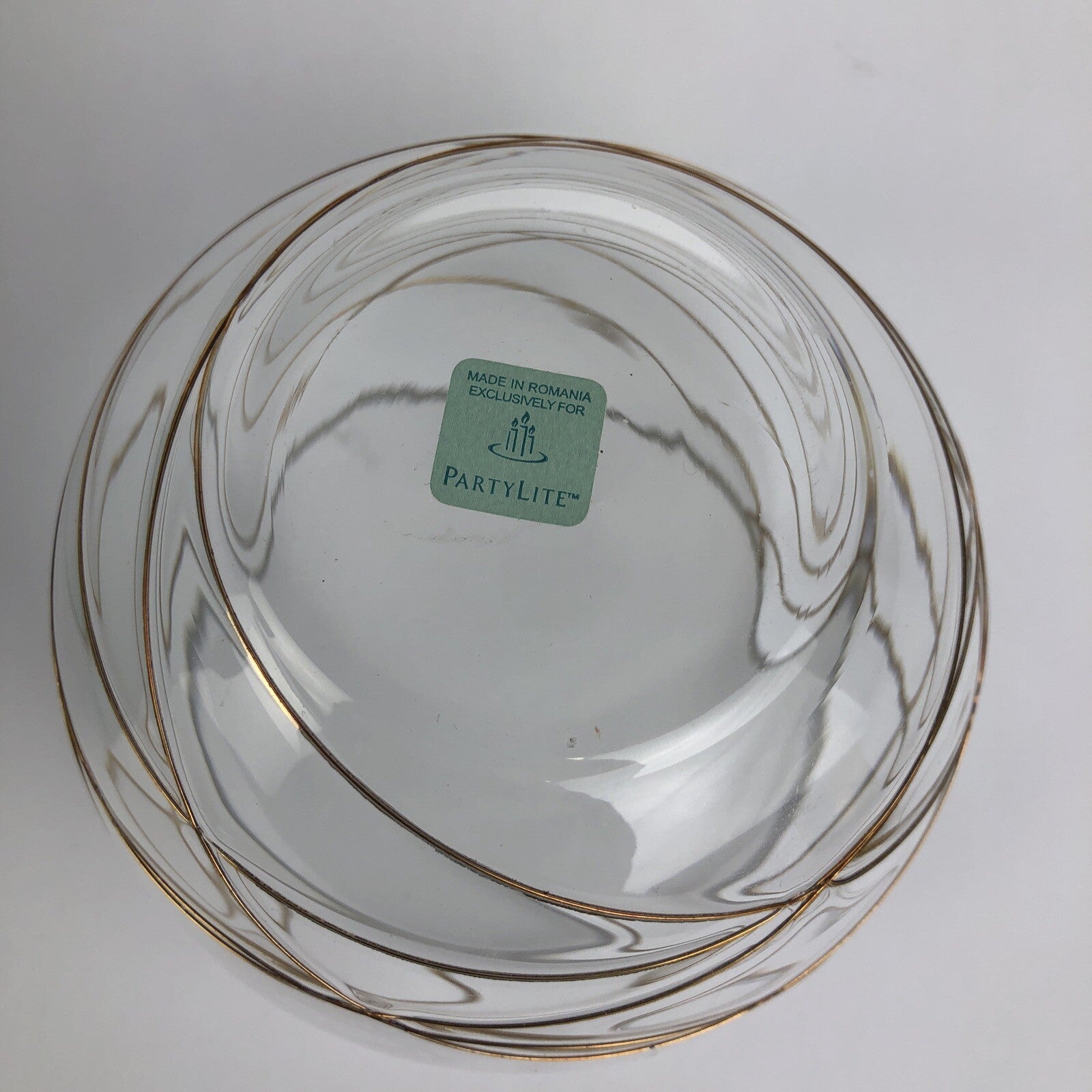 NOS PartyLite Calypso Gold Tealight Holder Retired NIB P16B / P7116 LOOK