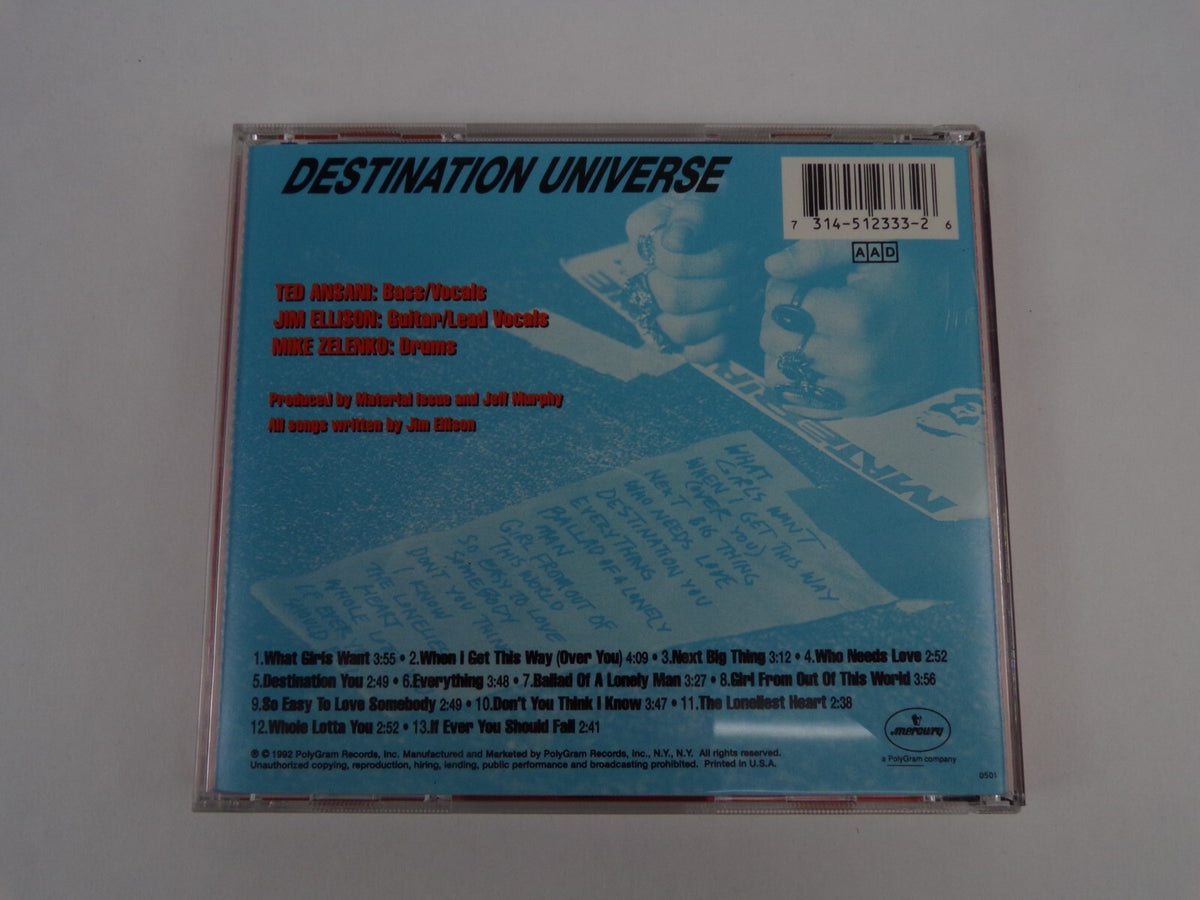 Material Issue Destination Universe What Girls Want Who Needs Love CD#40