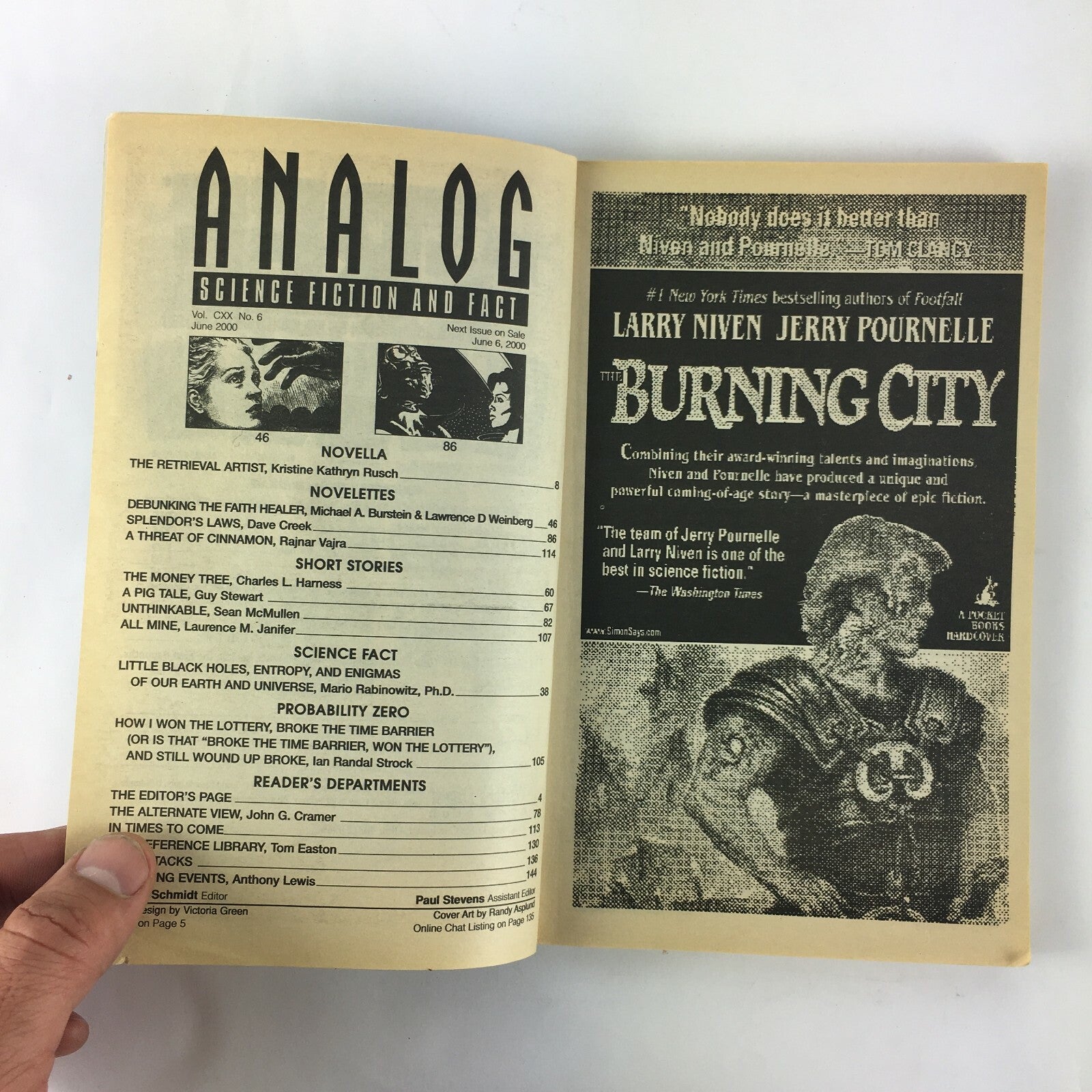 June 1986 Analog ScienceFiction Fact Magazine Kristine Kathryn Rusch Charles L.