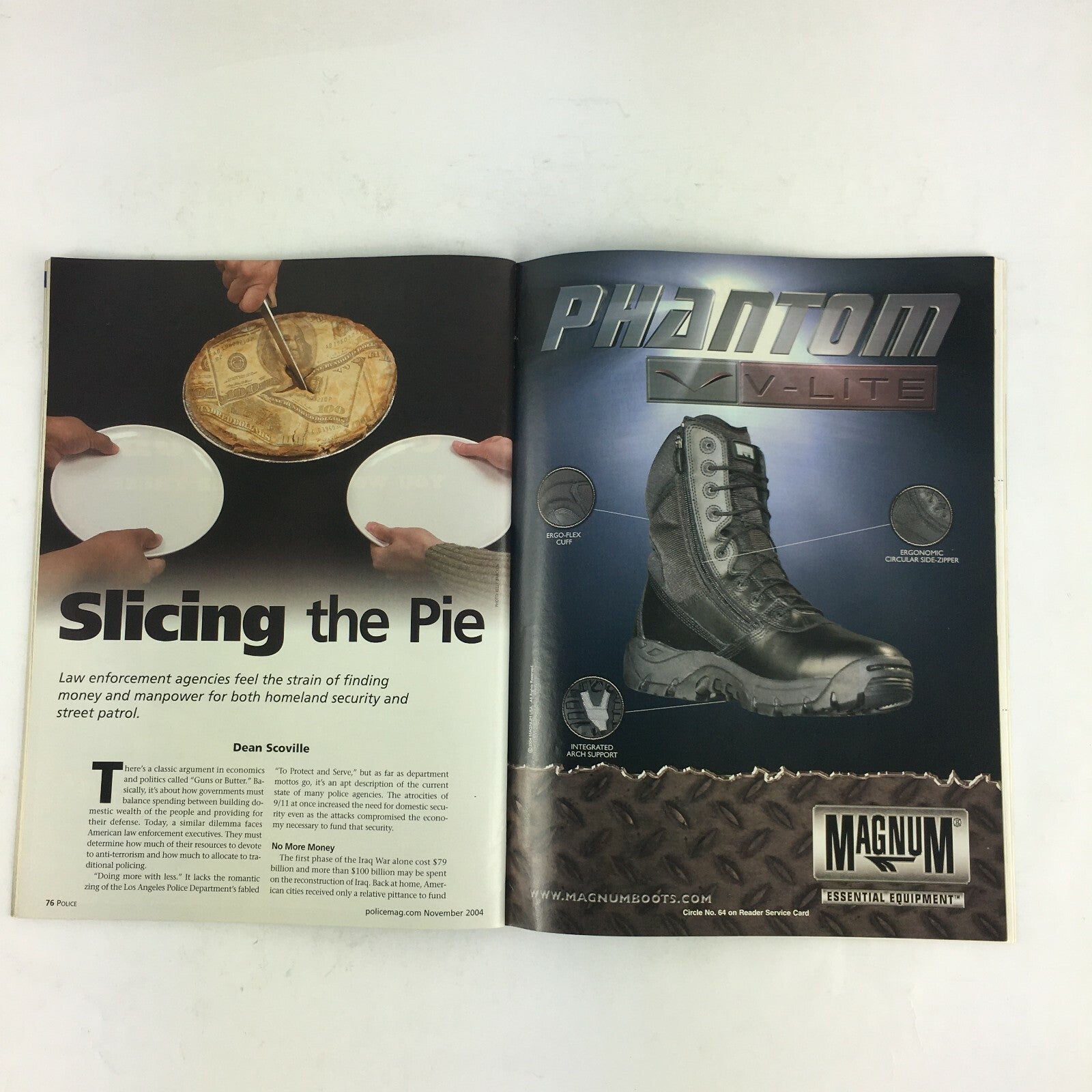 November 2004 Vol 28 Police Magazine The Money Crunch Homeland Security ?