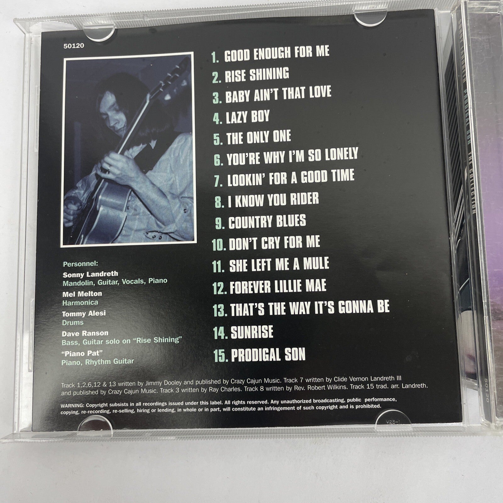 2 x SONNY LANDEREITH South Of I-10 + Prodigal Son the Collection Audio CD - L