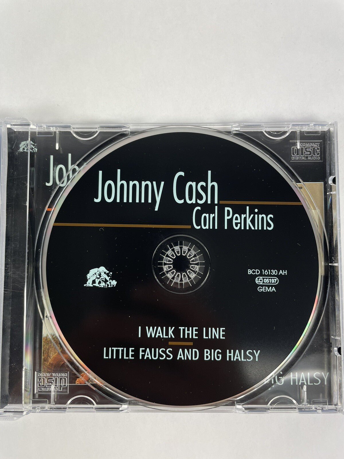 Johnny Cash/Carl Perkins I Walk The Line/little Fauss & Big Halsy CD Import #6