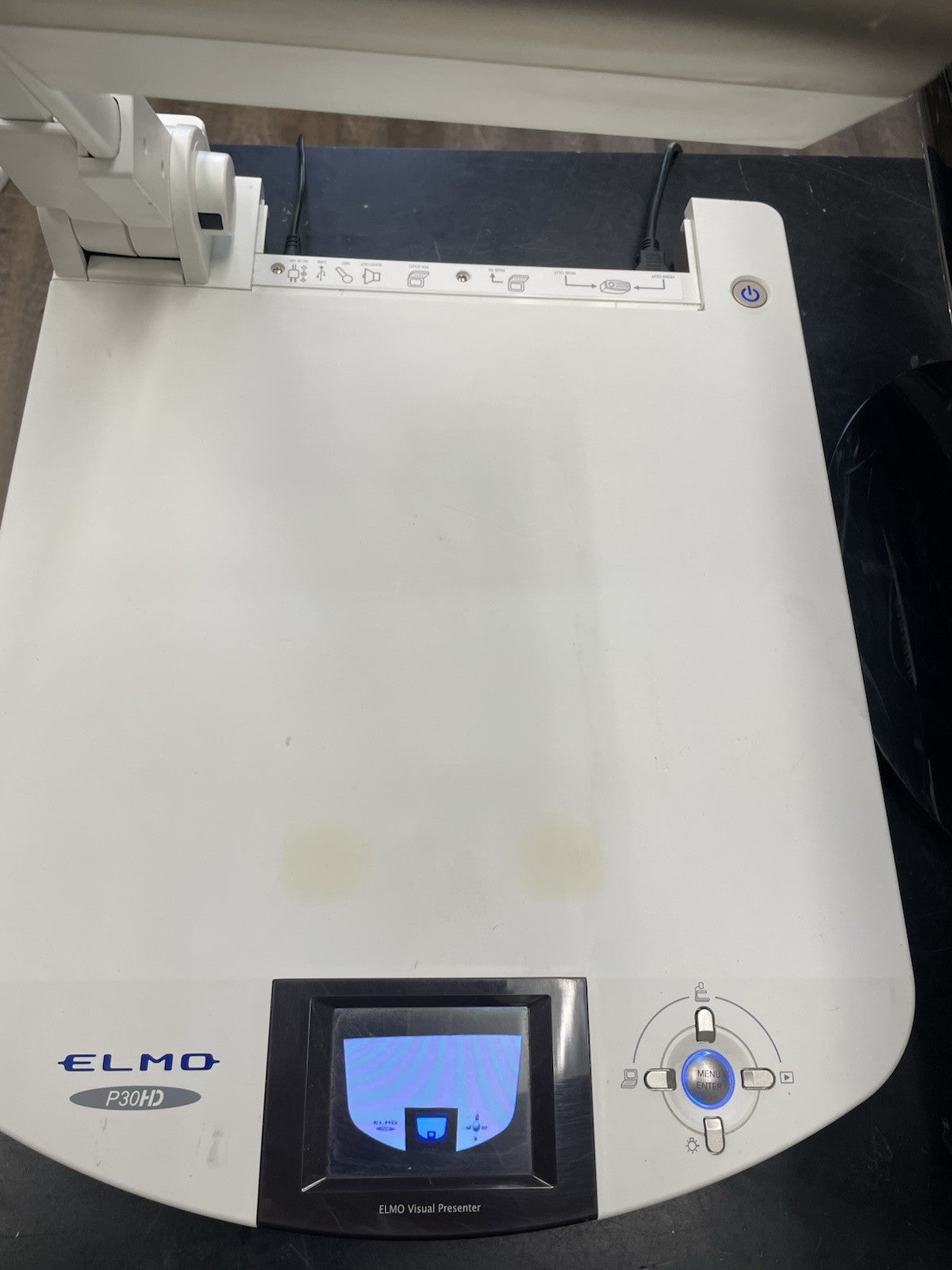 Elmo P30HD Digital Visual Presenter with Power supply White with Power Adapter