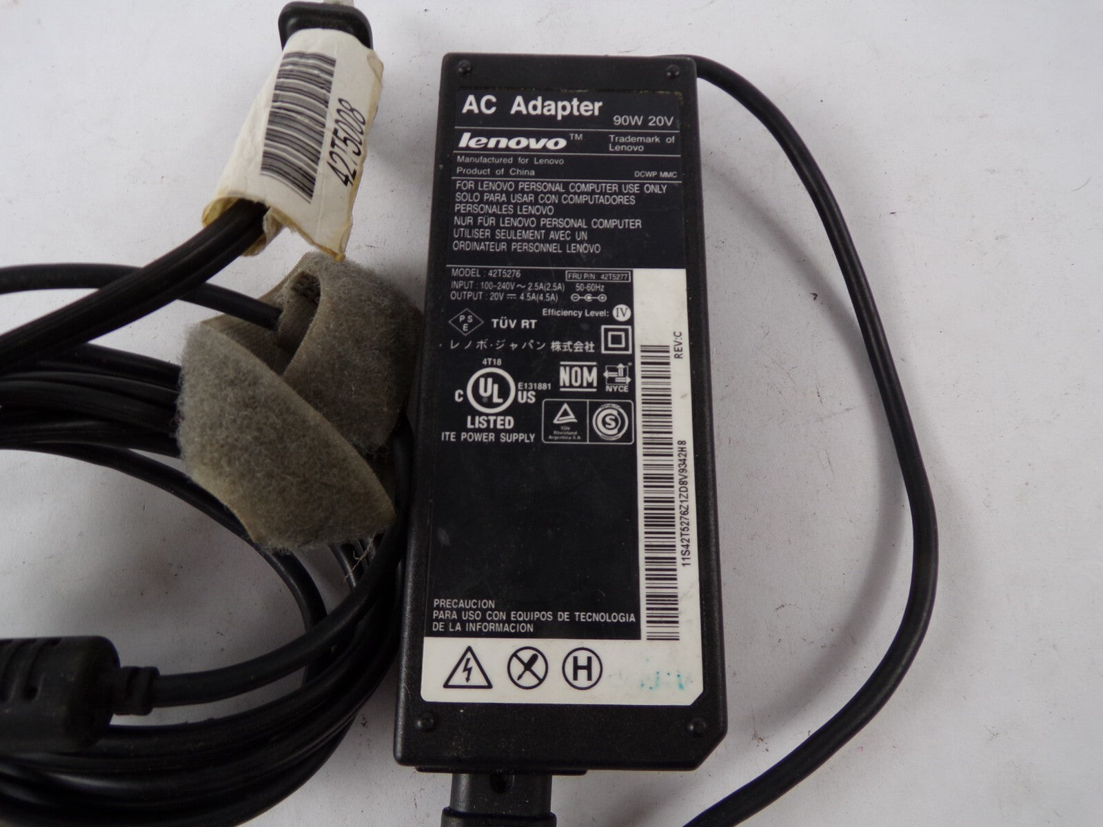 Genuine Lenovo 42T5276 Output 20 V 4.5 A Power Supply Adapter A55