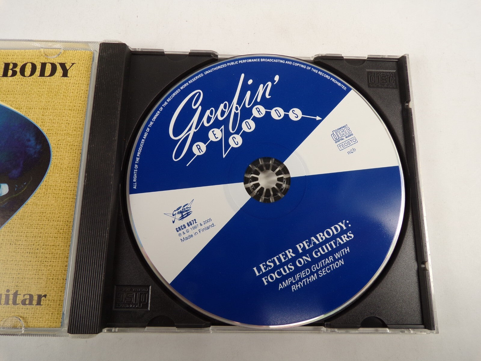Lester Peabody Focus On Guitars Nine O Clock Special Blue Wind Sweet Rosie CD#52