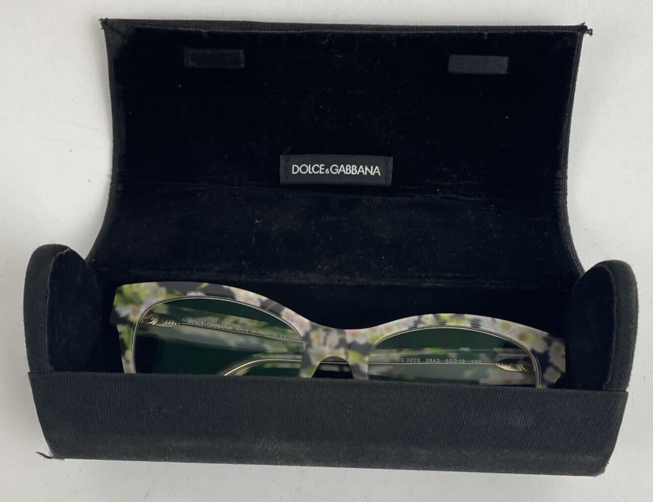 Dolce & Gabbana DG3203 Women's Green Cat Eye Eyeglasses Frame Made In Italy
