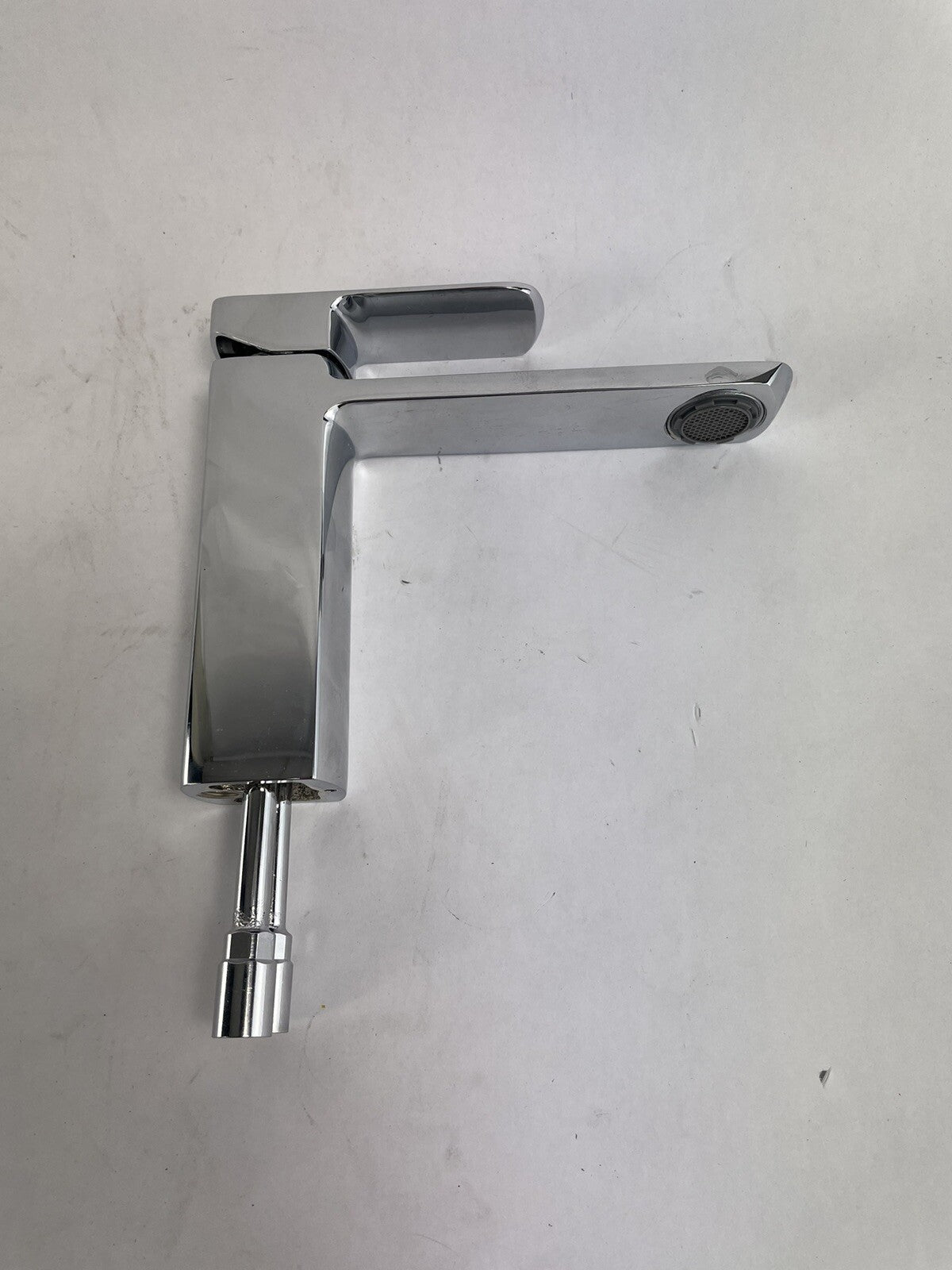 Palazzani 563084 chrome single handle bathroom sink mixer faucet extended spout