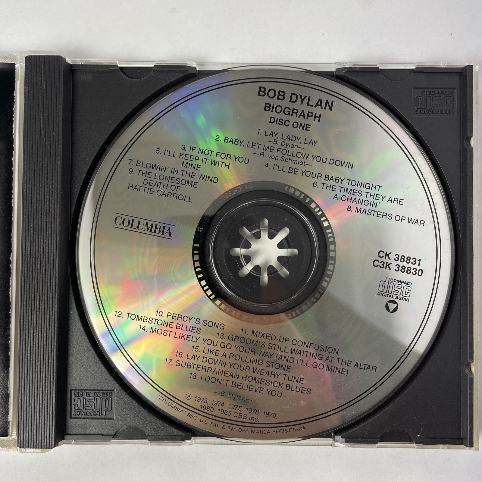 Bob Dylan - Biograph 1 CD #23