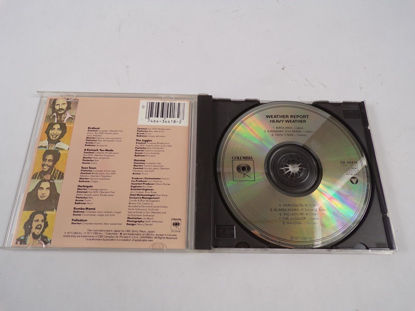 Weather Report - Heavy Weather Columbia Birdland A Remark You Made CD#61