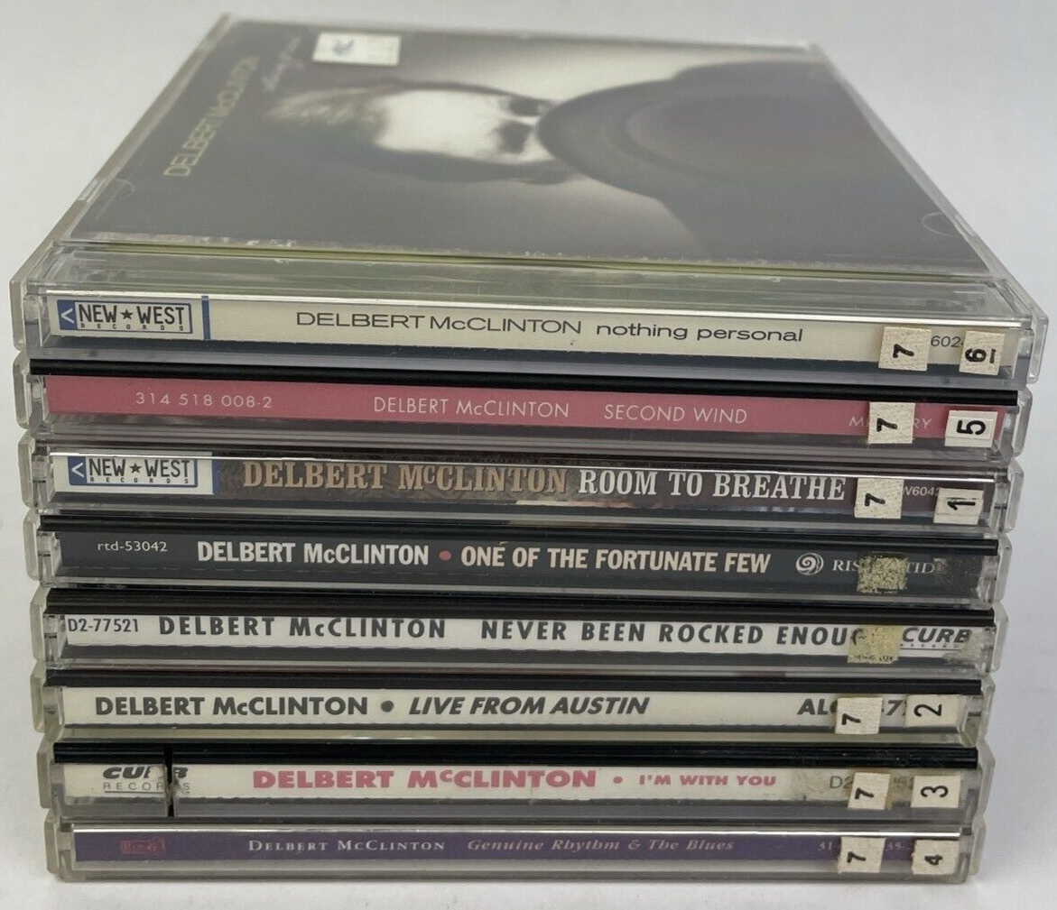 The Delbert McClinton Music Collection - Digital Audio CD LOT of 8 Titles - M