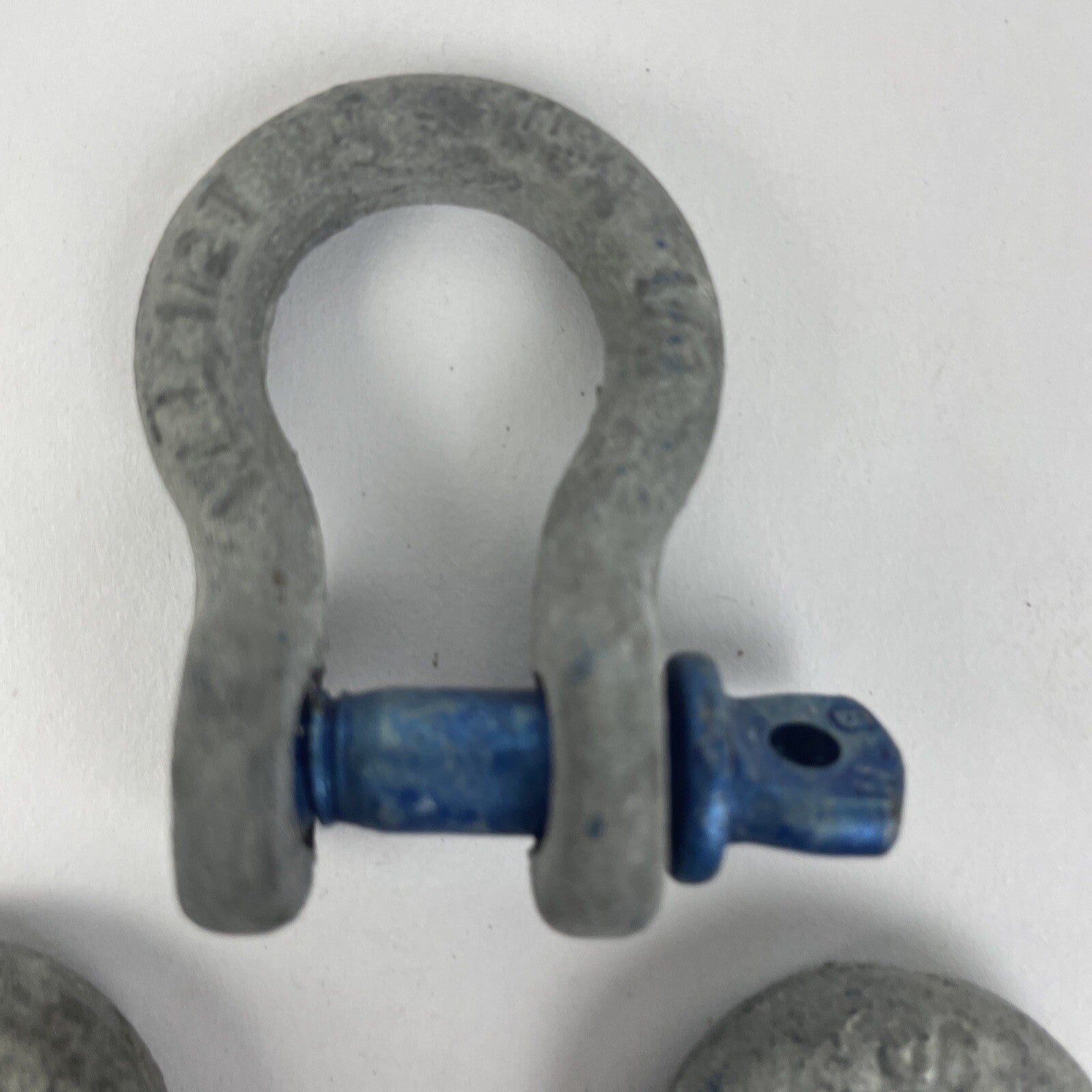 4 x CO 5/16 Inch D Shackle Anchor - 4 PACK - WLL 3/4 Ton Rating USA - LOOK