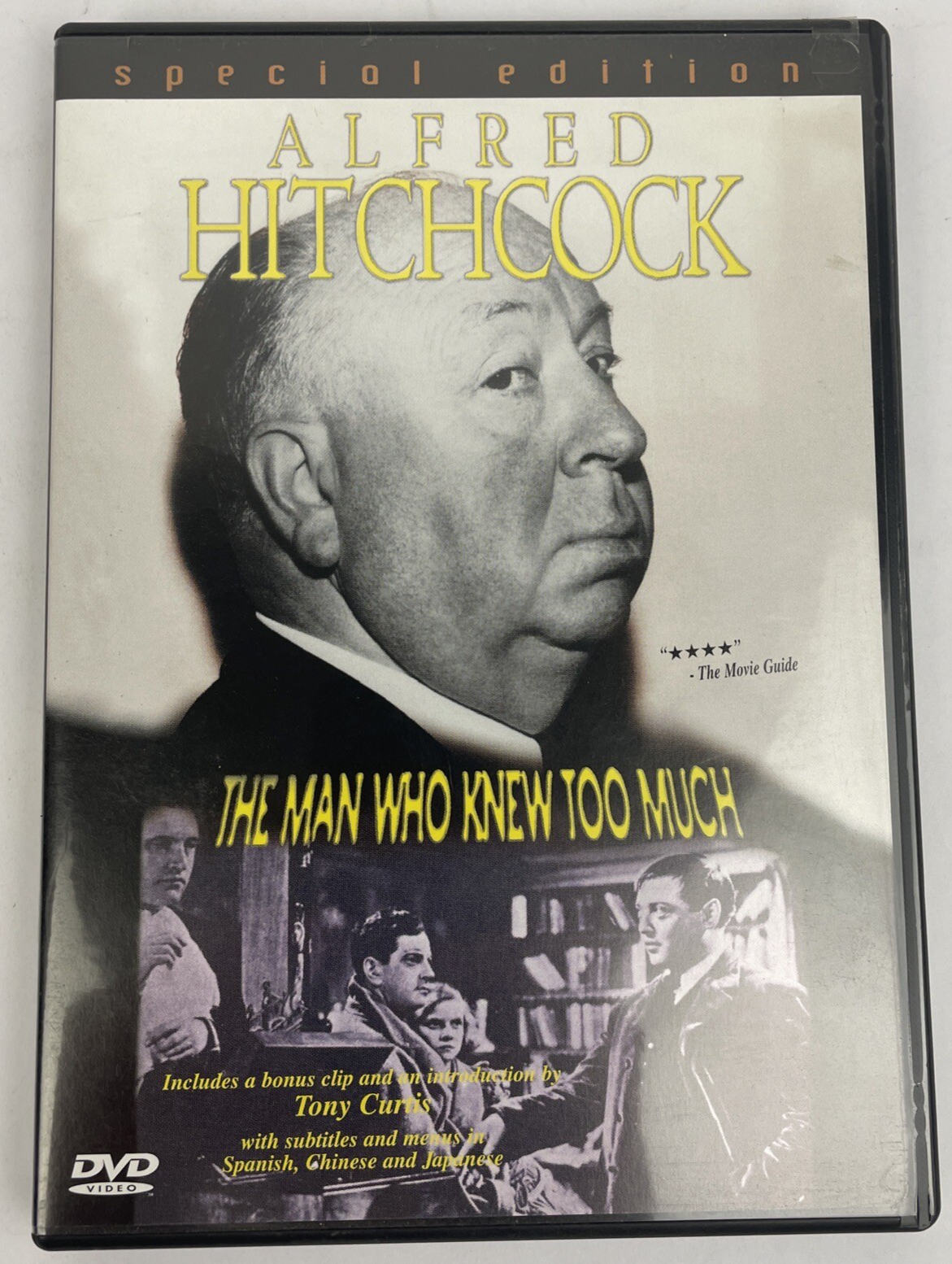 THE MAN WHO KNEW TOO MUCH DVD Video ALFRED HITCHCOCK SPECIAL EDITION