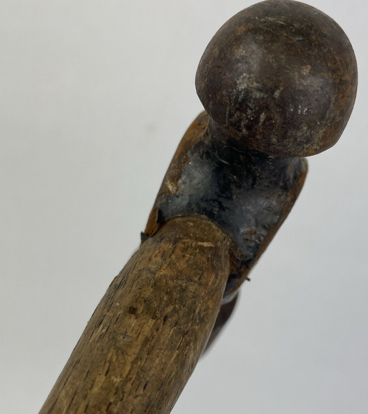 Vintage 33 oz Ball Peen Hammer On Original Hickory 15” Wood Handle