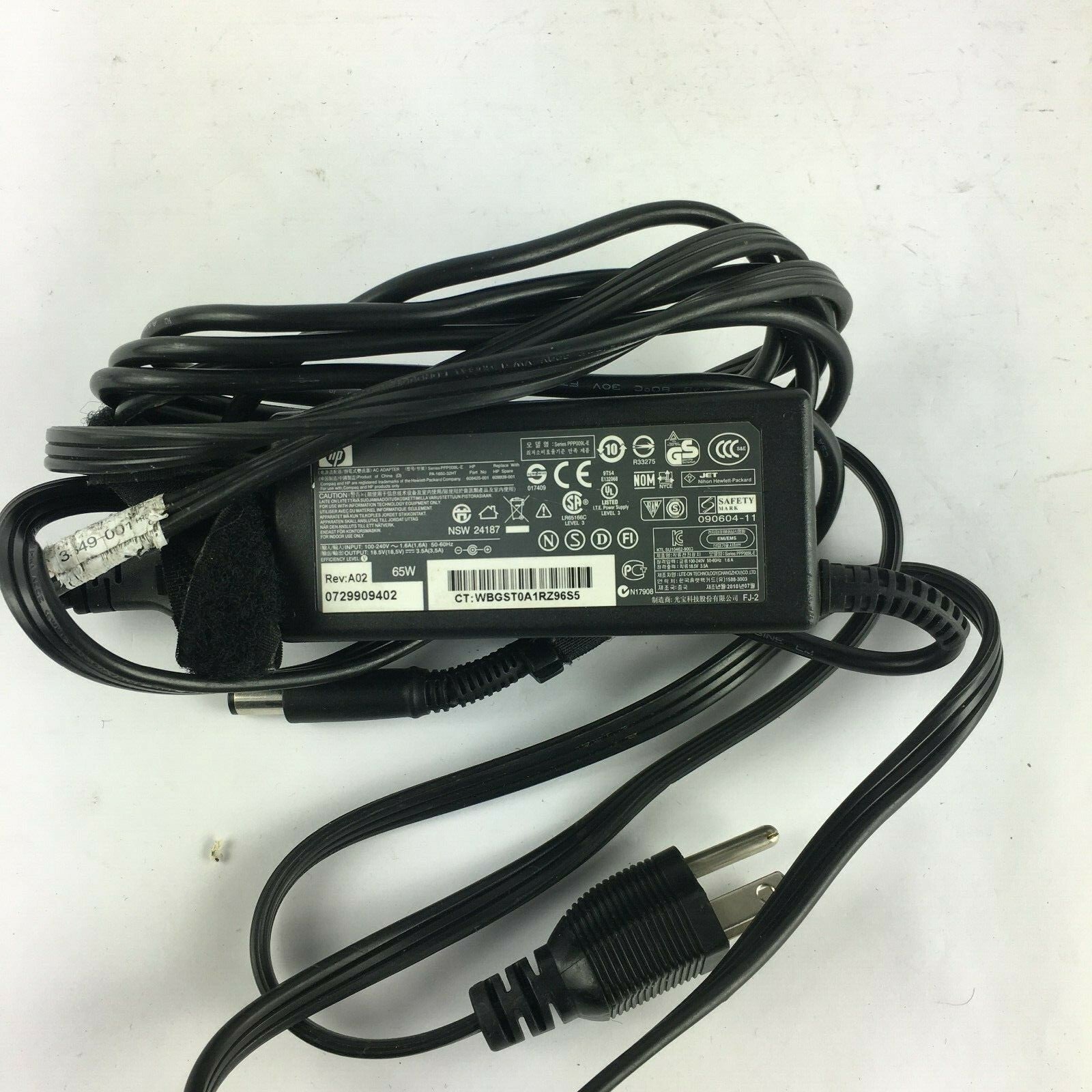 Genuine HP PPP009L-E PA-1650-32HT Output 18.5V 3.5A Power Supply Adapter A3