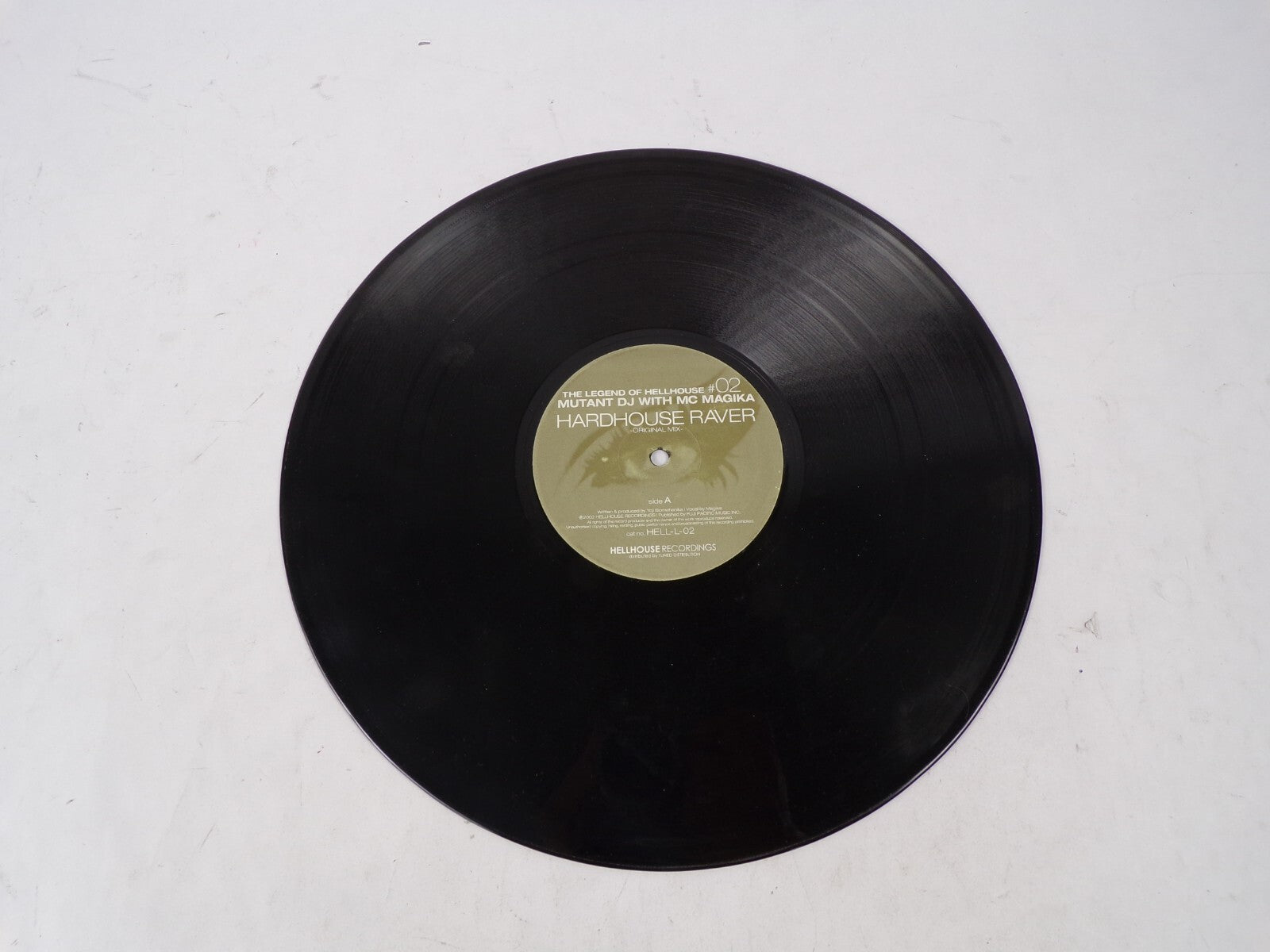 The Legend Of Hellhouse Mutant DJ With MC Magika Hardhouse Raver Vinyl Record
