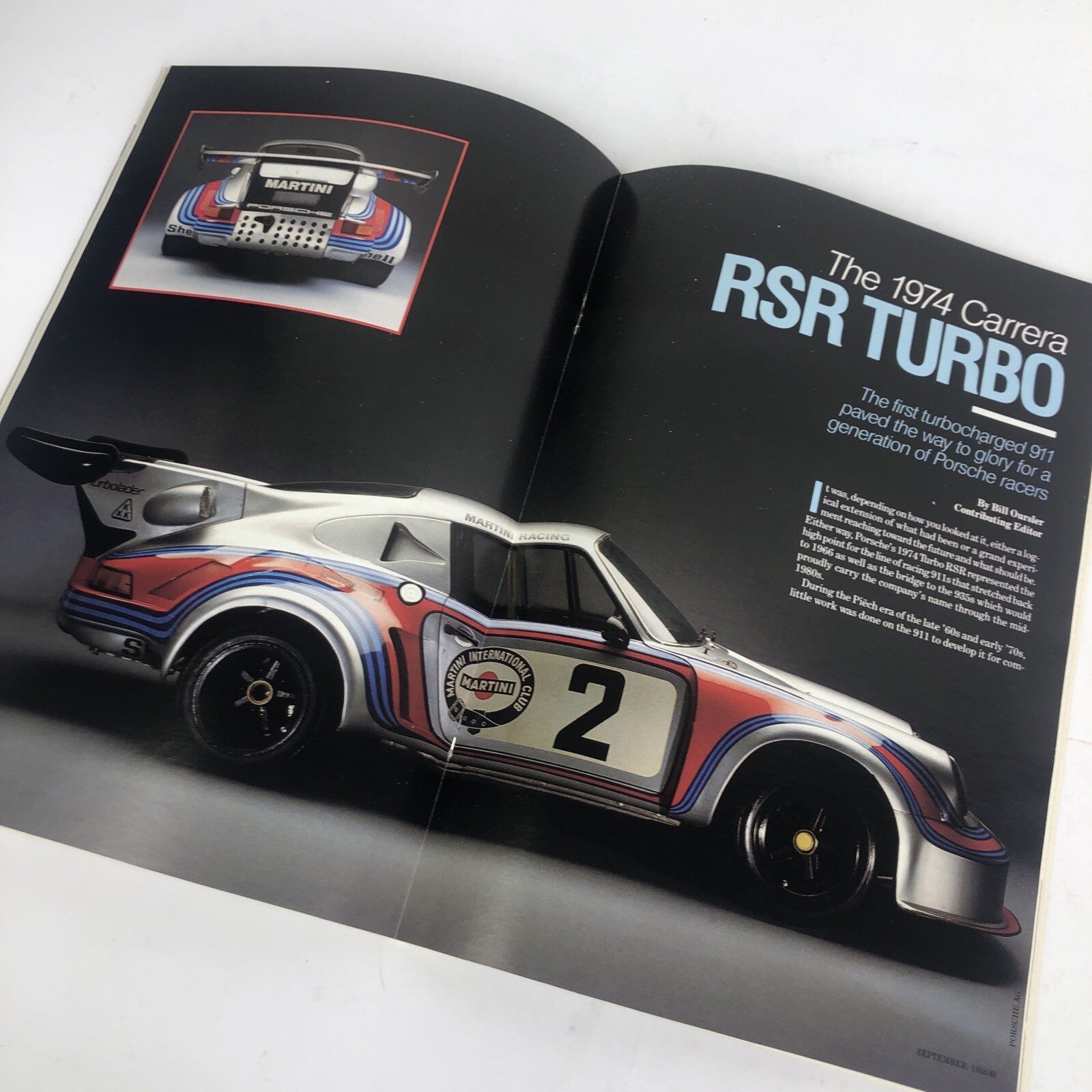 Porsche Panorama Magazine - September 1988 - 911 - 74 Carrera RSR Turbo - LOOK
