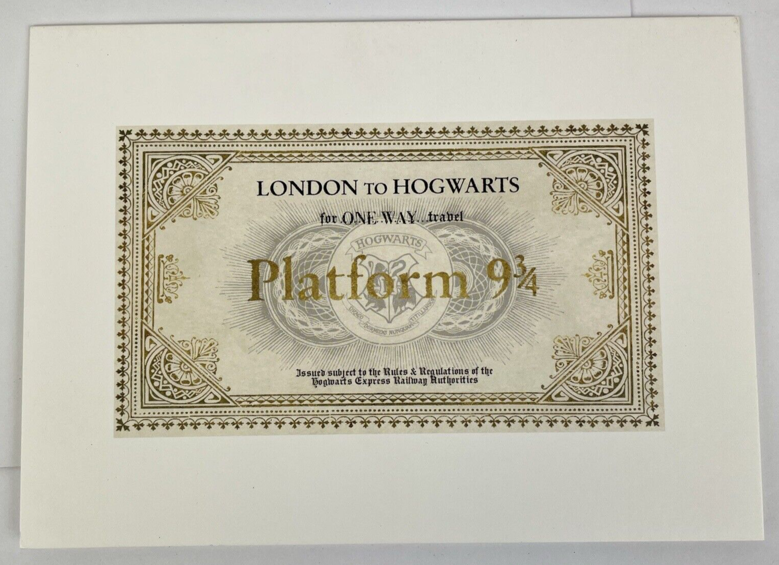 15 x Harry Potter the HOGWARTS SERIES Express Blank Notecards & Envelopes 7"x 5"
