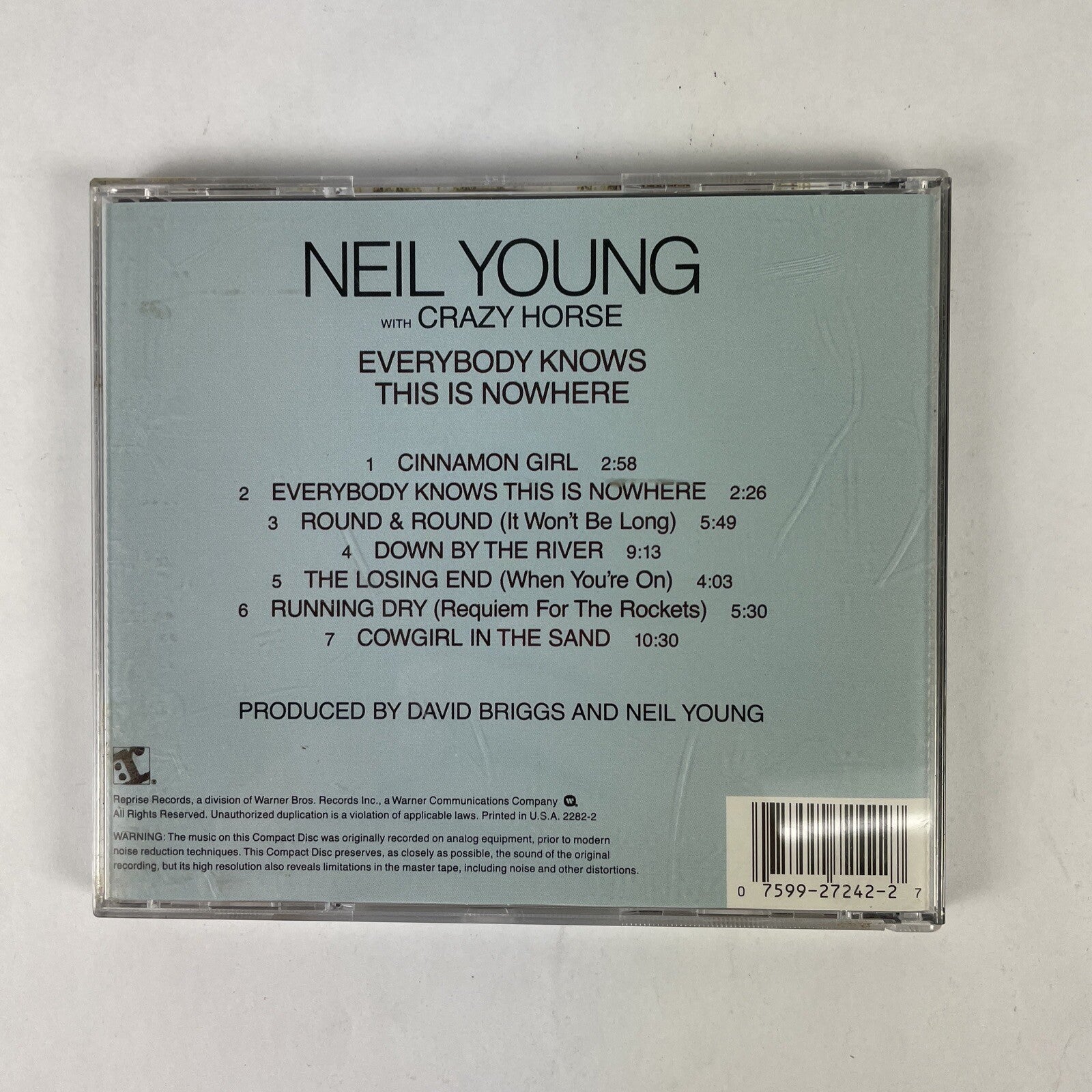 Neil Young & Crazy Horse - Everybody Knows This is Nowhere CD (1987) #23