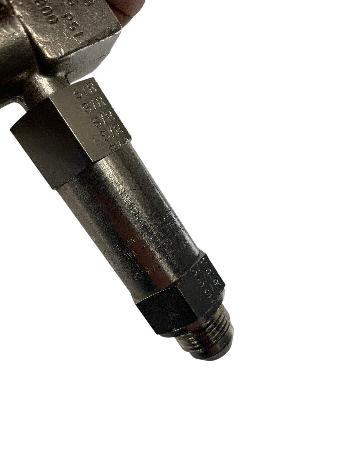 Sherwood Dual Fuel Valve Horizontal 1/4-18 NPT 1-1/8 FusePlug 3600 PSI Plated