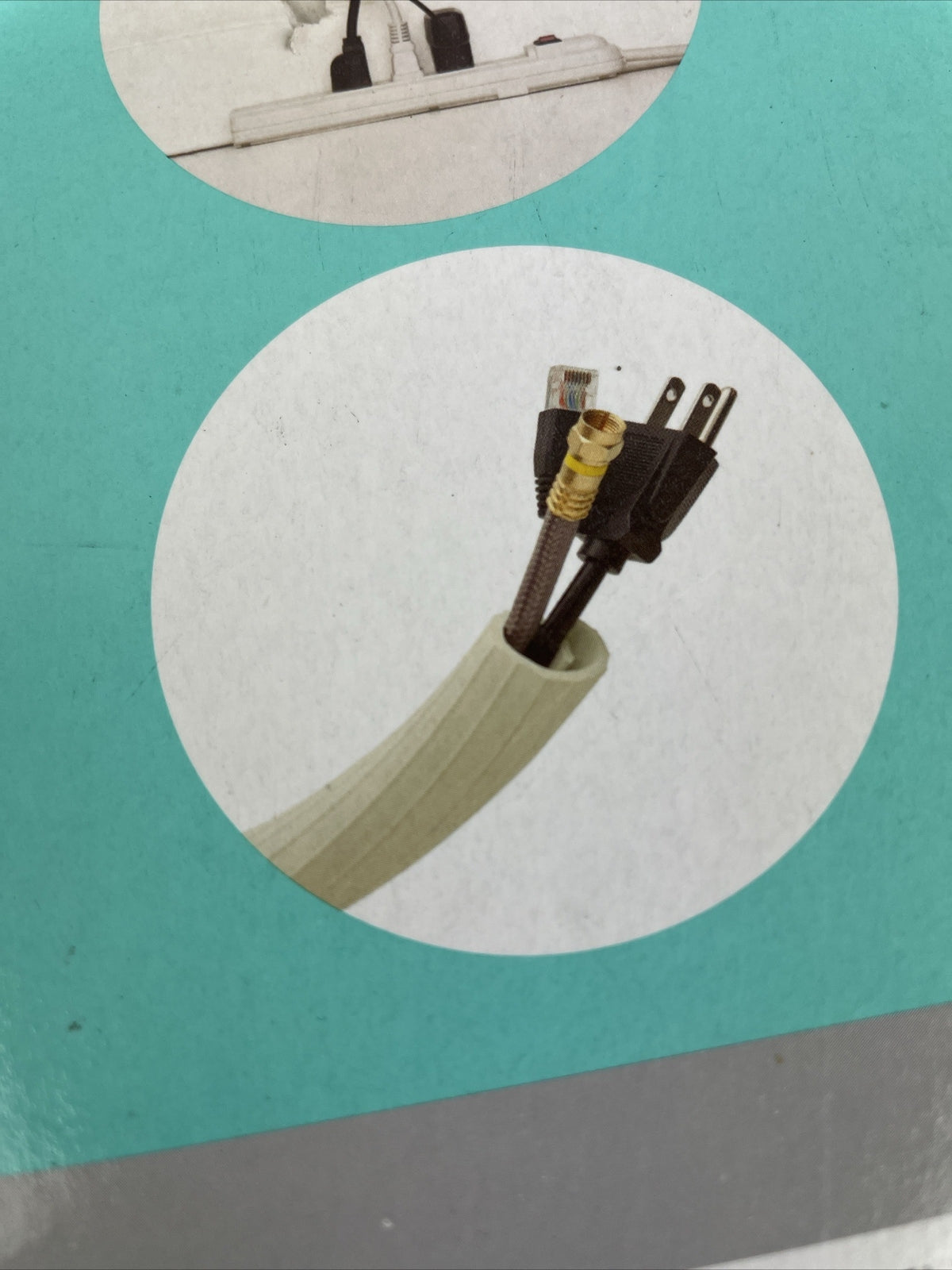 Flexi Cable Wrap ( Rubber ) 0.5" to 1" x 12 ft White UTWFCW12WH - NEW