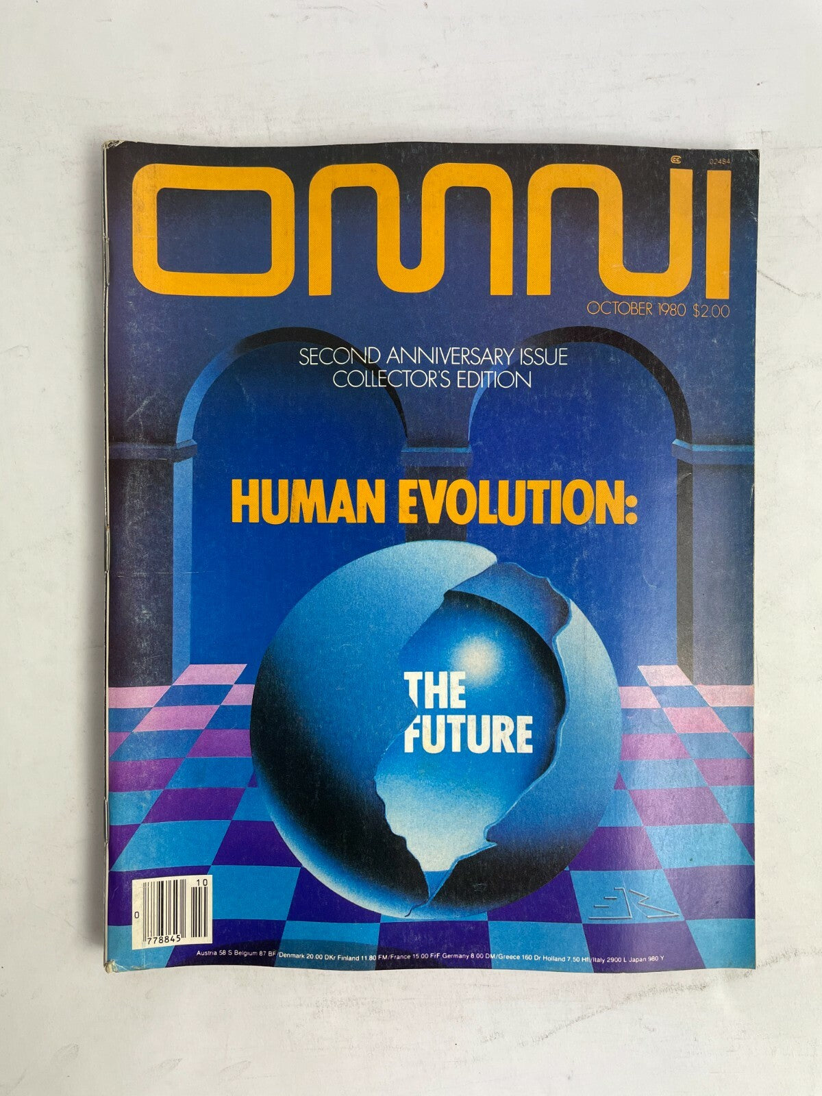 October 1980 Omni Magazine Collectors Edition Human Evolution The Future