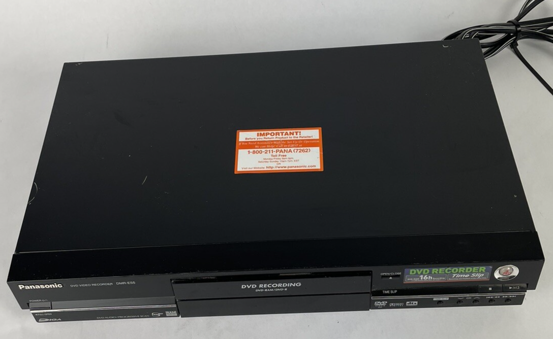 Panasonic DMR-E55 DVD Video Player Recorder DVD-RAM DVD-R Cosmetic Flaws