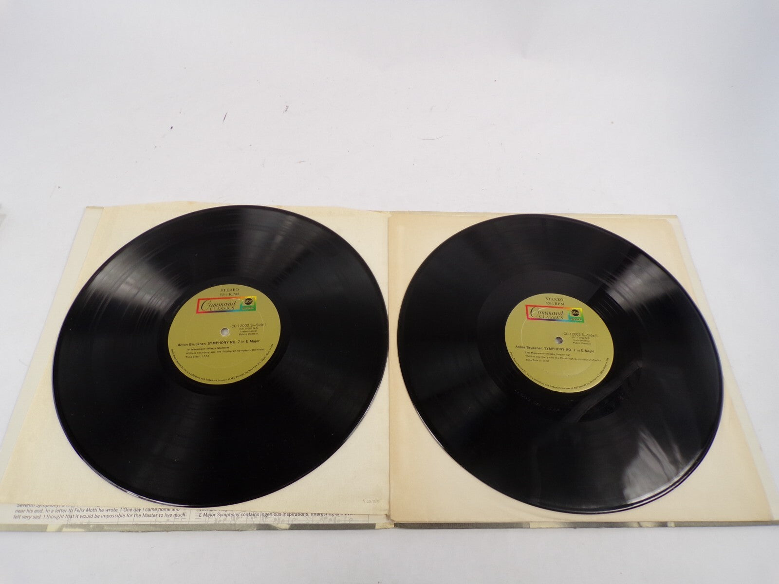 Bruckner William Steinberg The Pittsburgh Symphony Orchestra Overture In G Minor