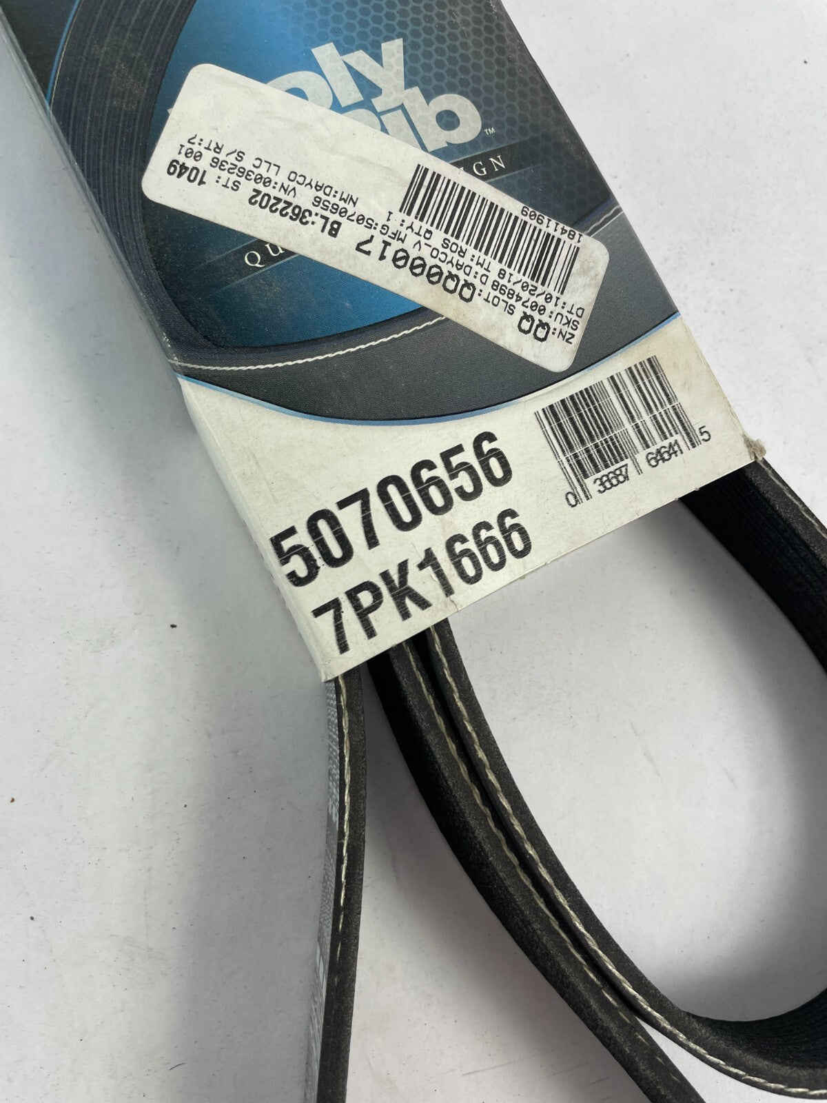 OEM Dayco Poly Rib 5070656 7PK1666 Check Belt Tensioner A10