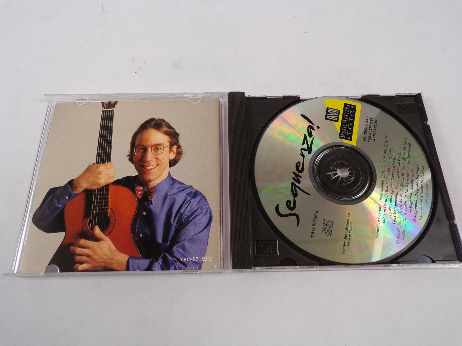 Sequenza! Eliot Fisk World Premier Recording Music Masters Classics CD #40