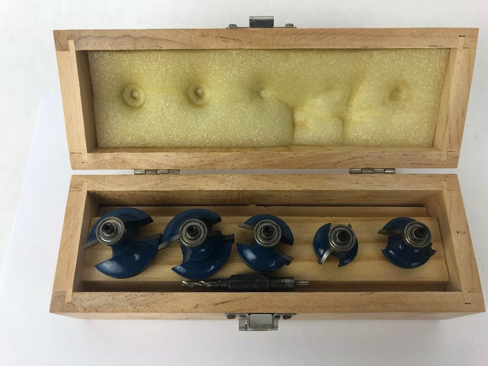 Woodline USA Carbide Panel Cutter Router Bit Set 5 Pcs WL-1043-1 Mint Condition