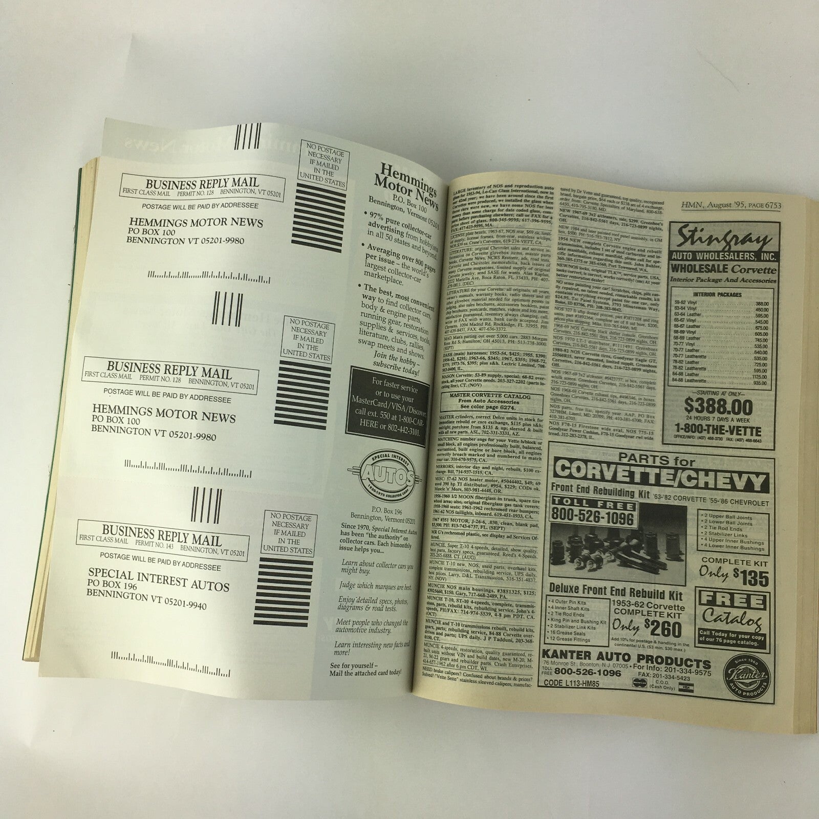 August 1995 Hemmings Motor News 11th Edition Vintage Auto Almanac AntiqueVintage