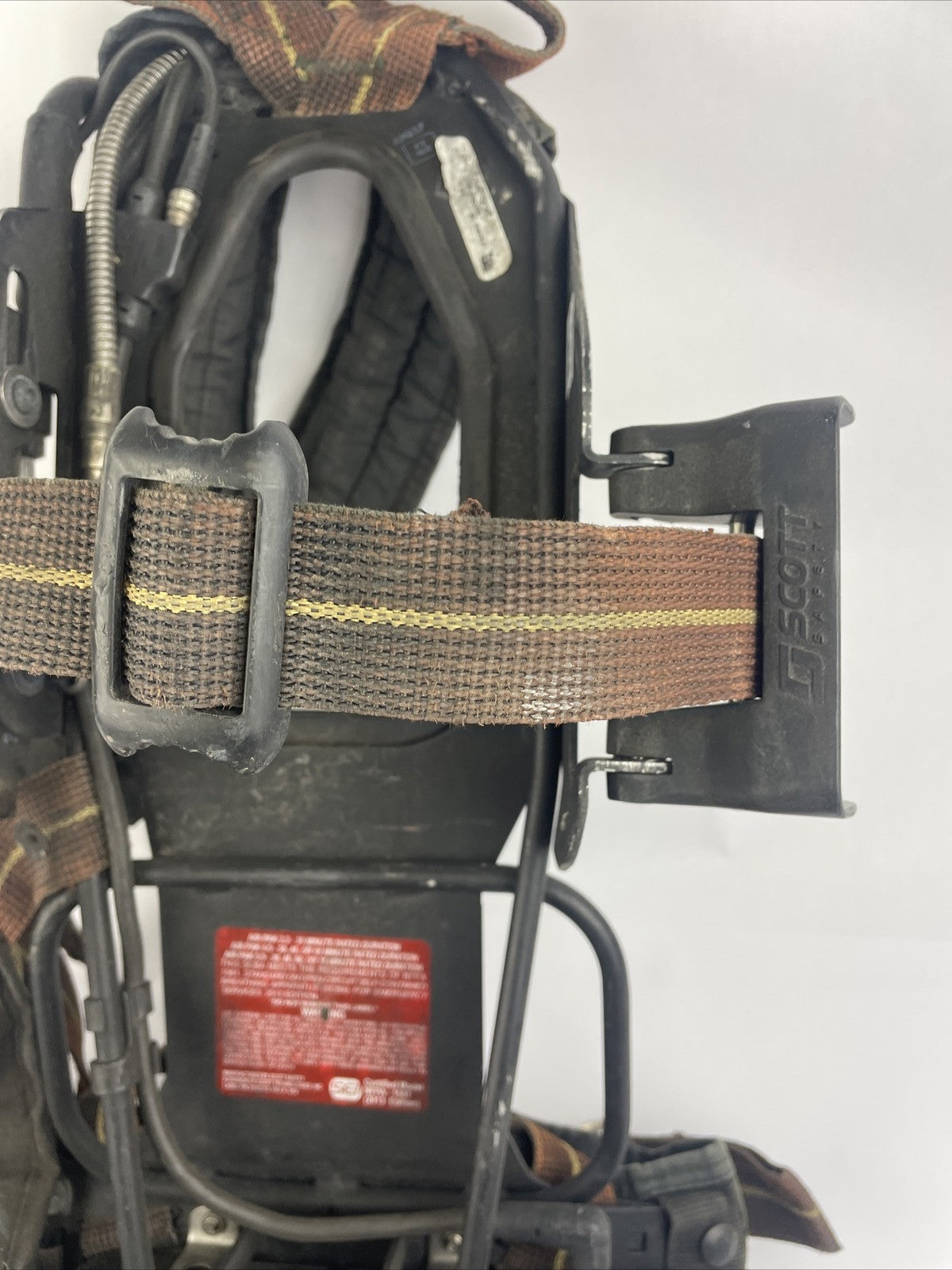 SCOTT SAFETY 4.5 4500 SCBA Air Pack Harness EZ-Flow Air Pak Plus with Sensor e